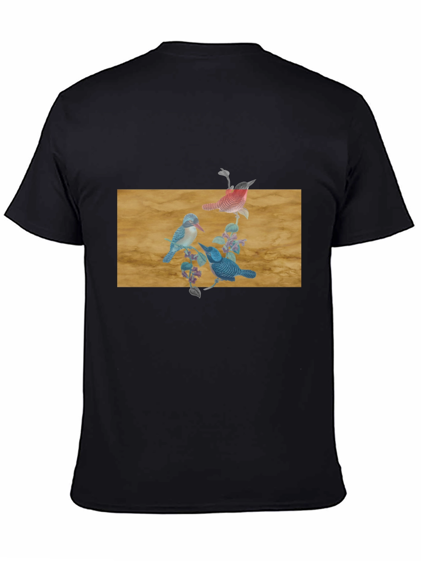 Birds on Branch Graphic Tee - Stylish and Unique
