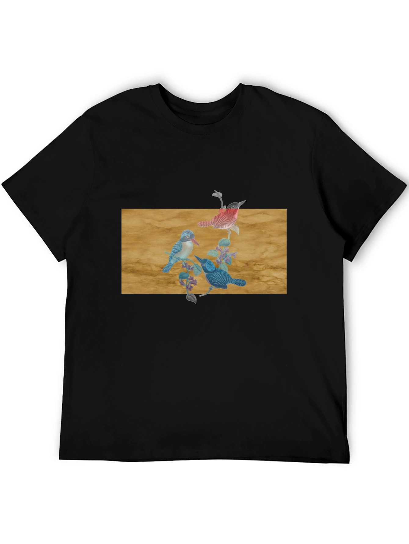 Birds on Branch Graphic Tee - Stylish and Unique