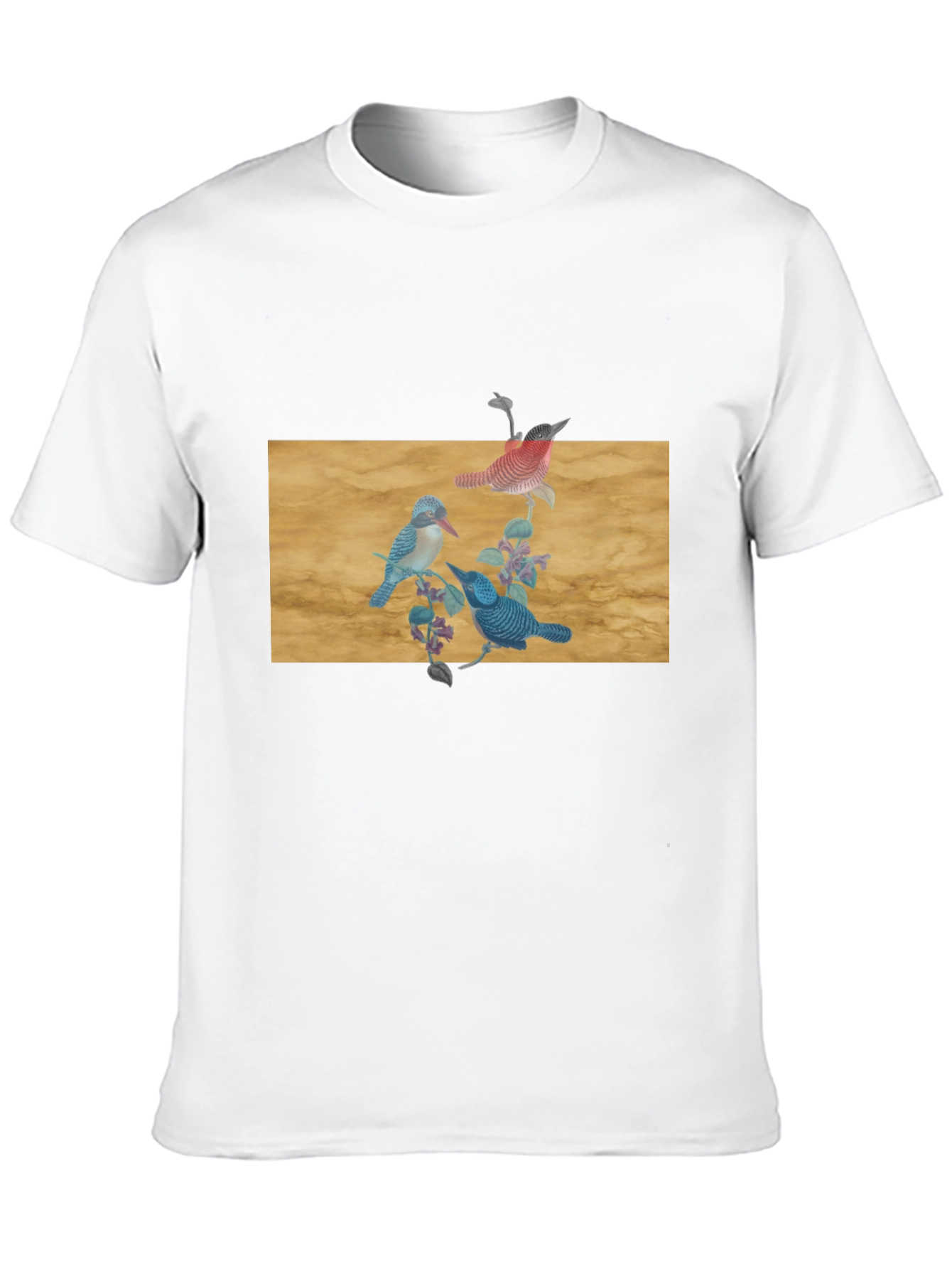 Birds on Branch Graphic Tee - Stylish and Unique