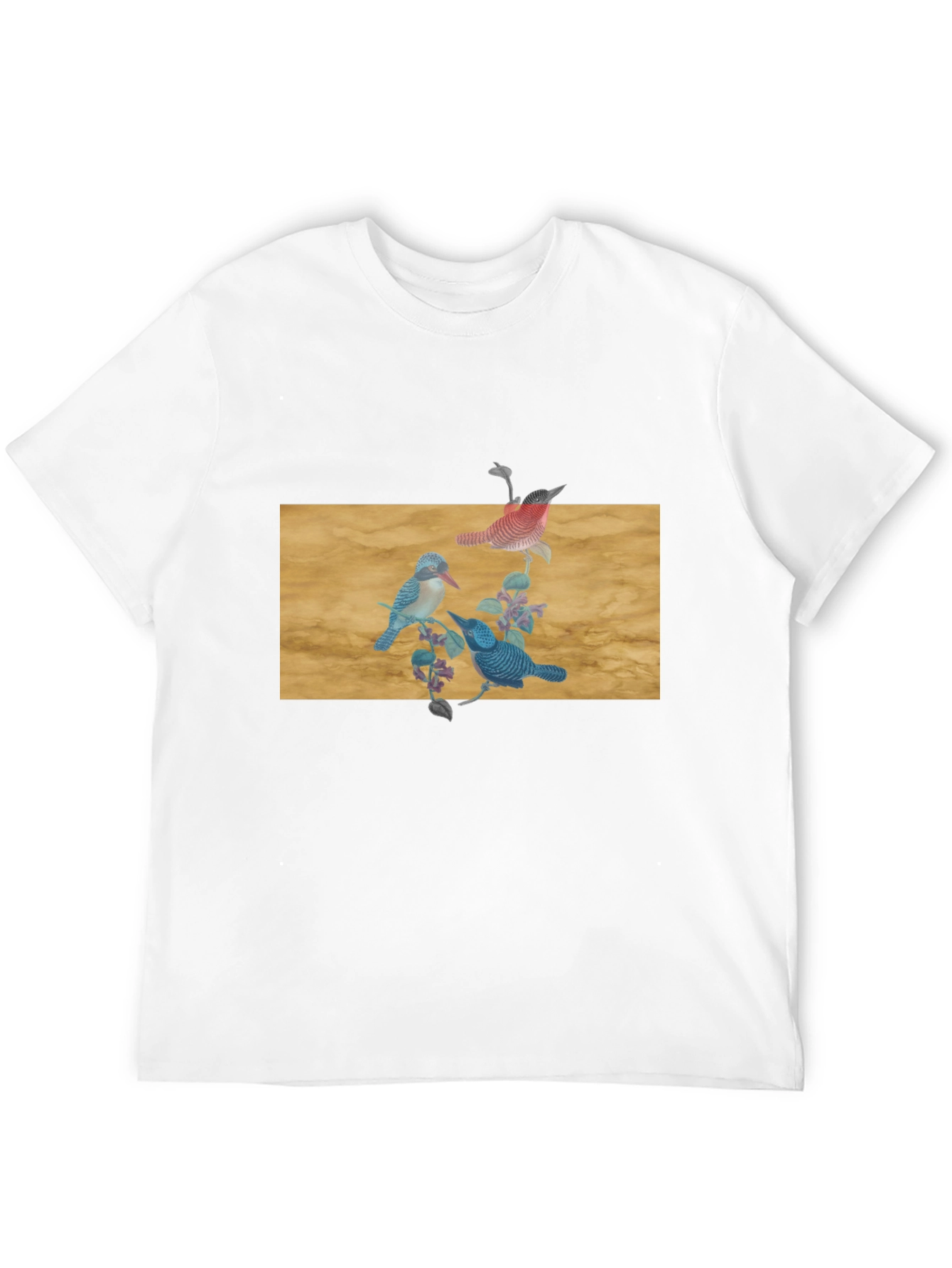 Birds on Branch Graphic Tee - Stylish and Unique