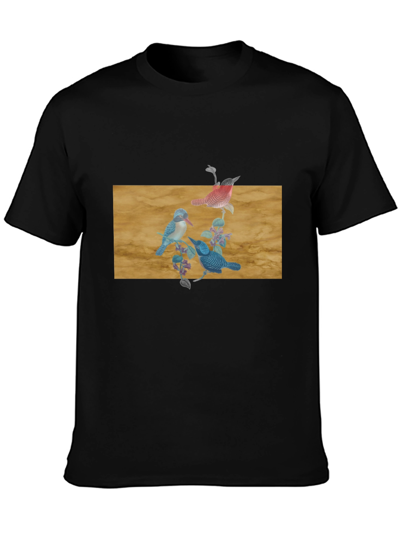 Birds on Branch Graphic Tee - Stylish and Unique