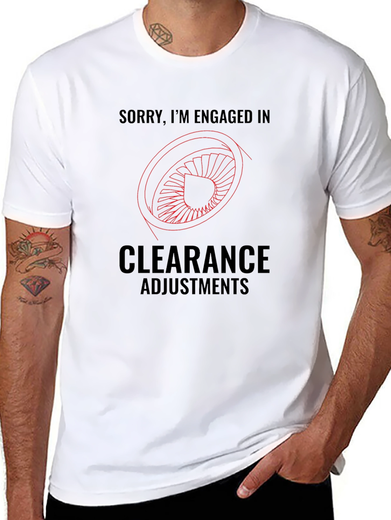 Clearance Adjustments Graphic T-Shirt
