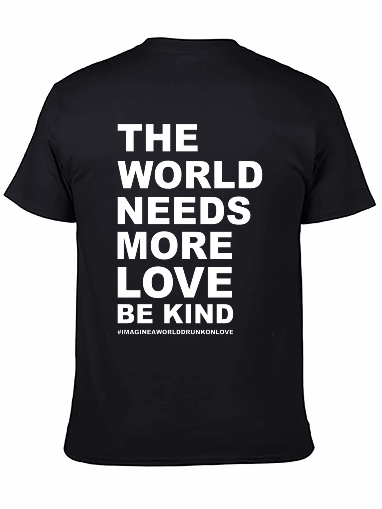 Love & Kindness Graphic Tee - Inspirational Black Shirt
