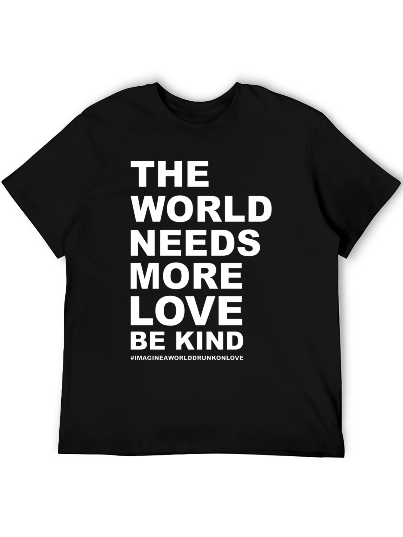 Love & Kindness Graphic Tee - Inspirational Black Shirt