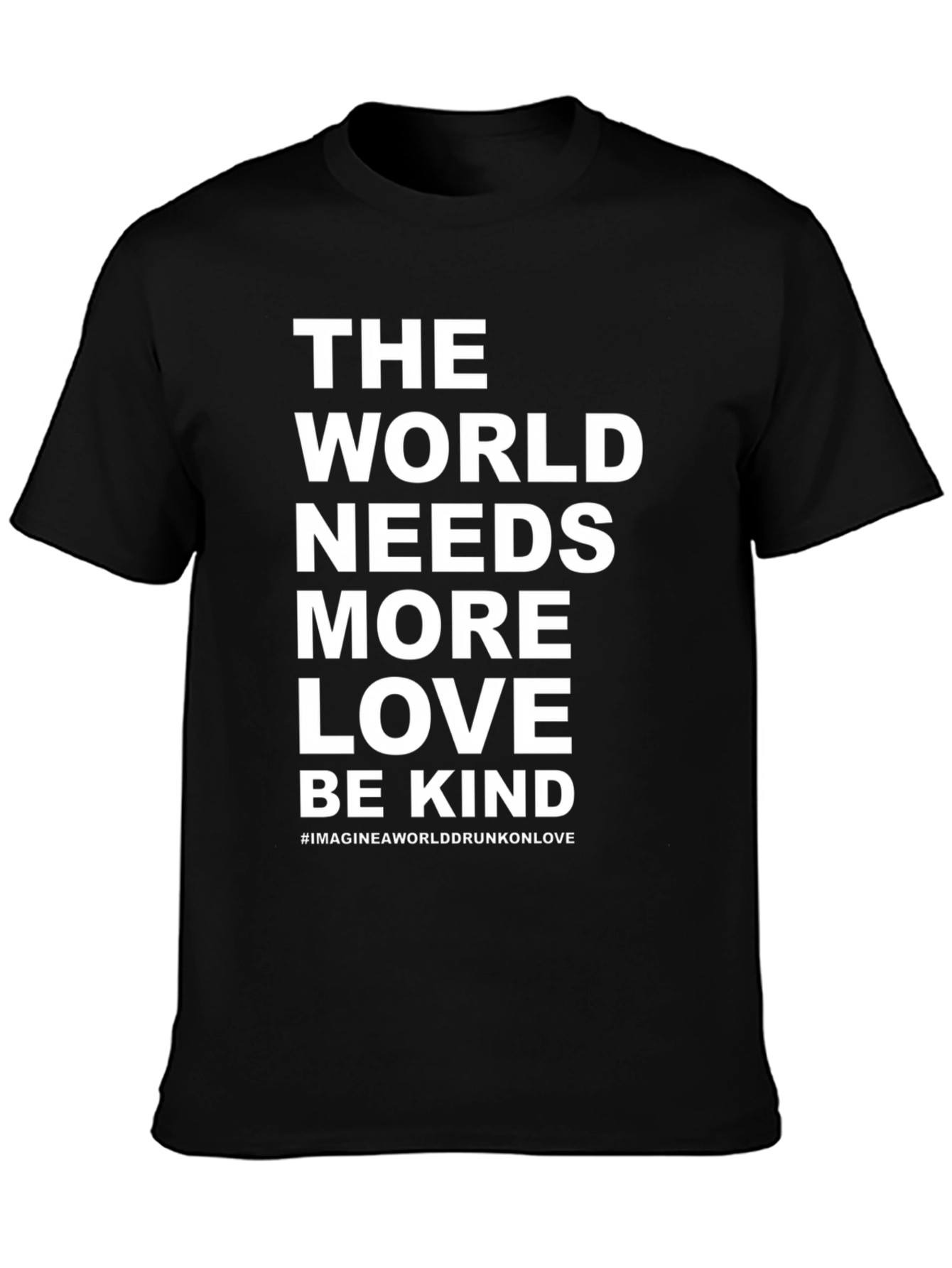 Love & Kindness Graphic Tee - Inspirational Black Shirt