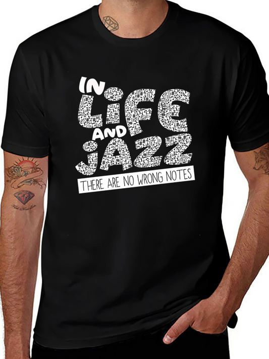 In Life and Jazz T-Shirt - Music Lover Tee