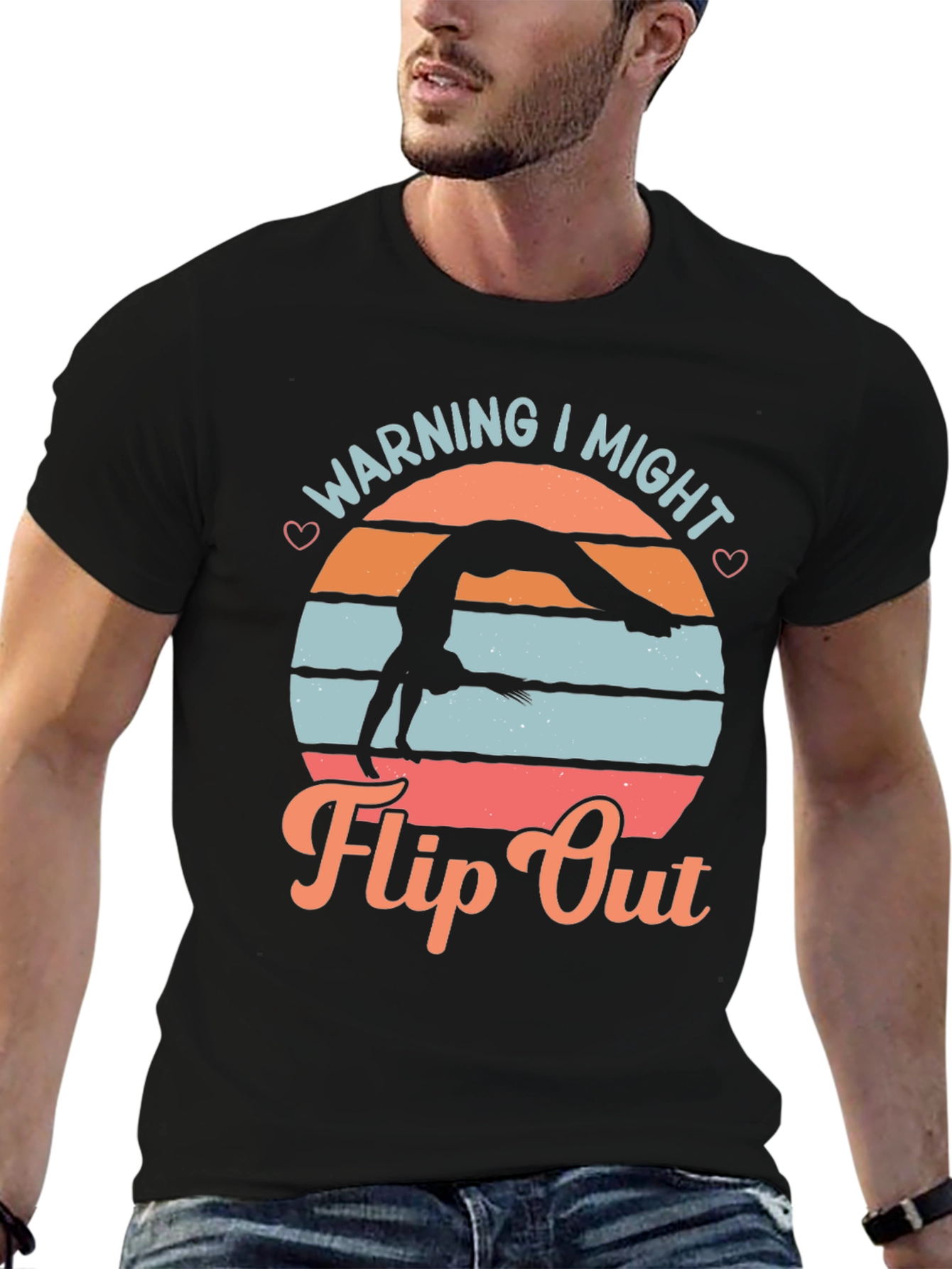 Warning I Might Flip Out Gymnastics Tee