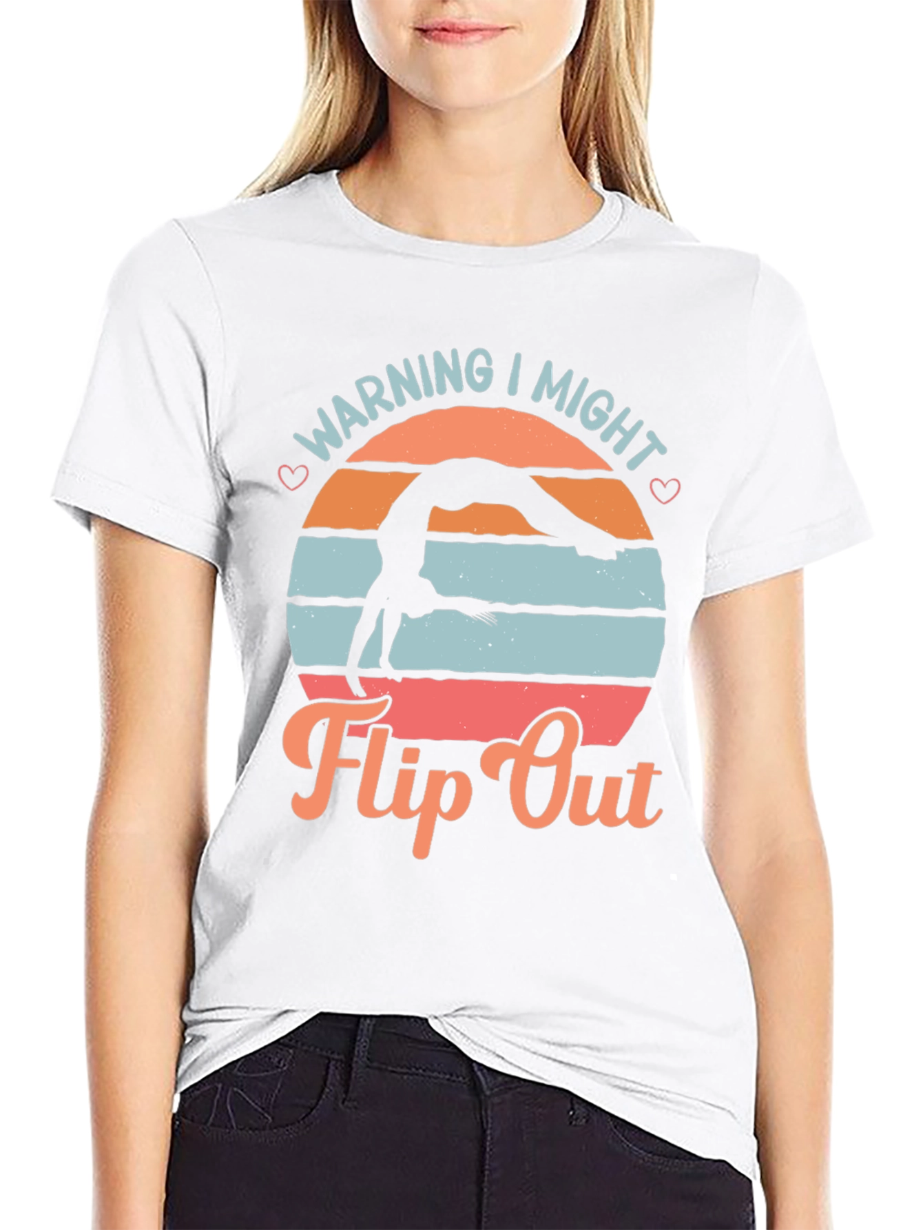 Warning I Might Flip Out Gymnastics Tee