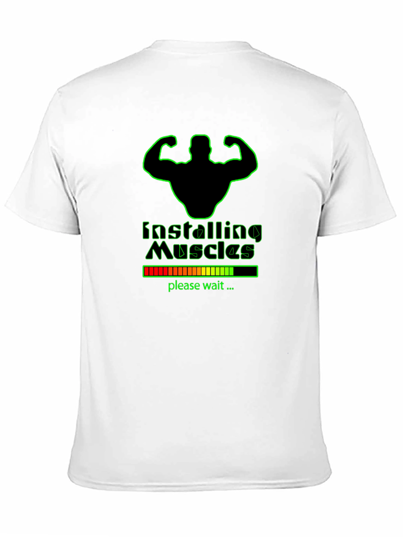 Installing Muscles Graphic T-Shirt - Black