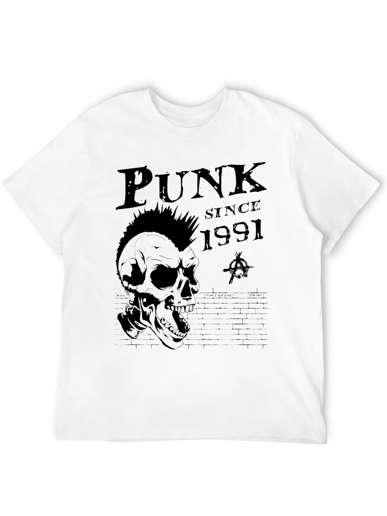 Punk Since 1991 Skull Graphic T-Shirt