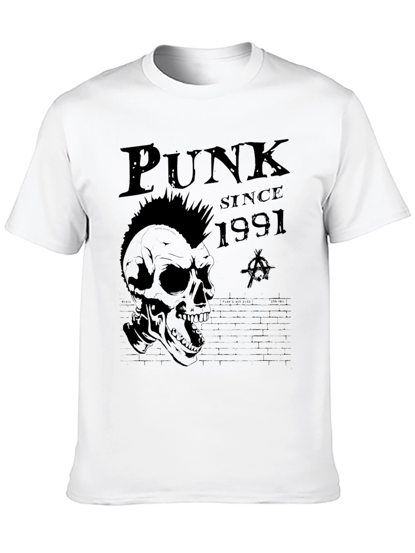 Punk Since 1991 Skull Graphic T-Shirt