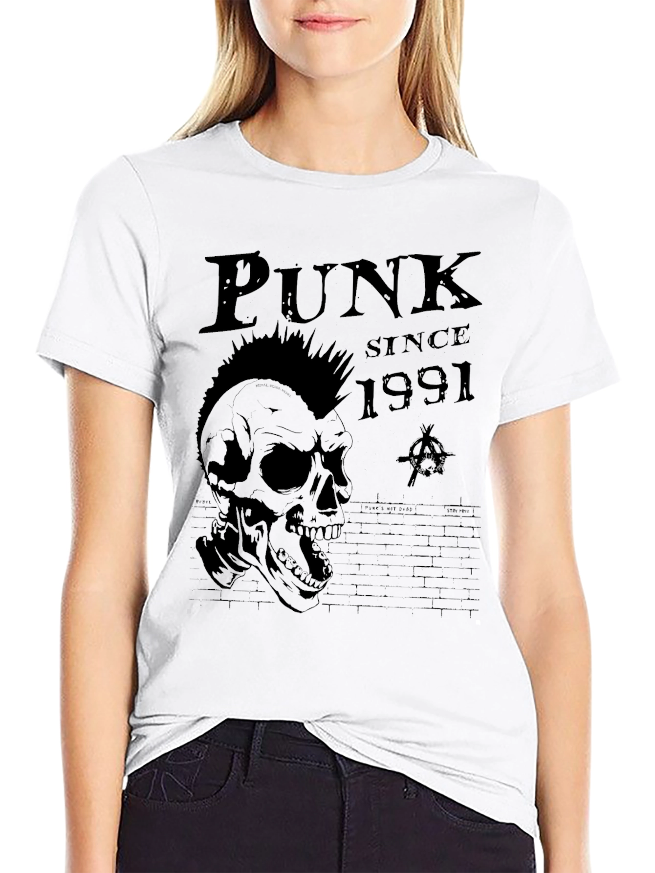 Punk Since 1991 Skull Graphic T-Shirt