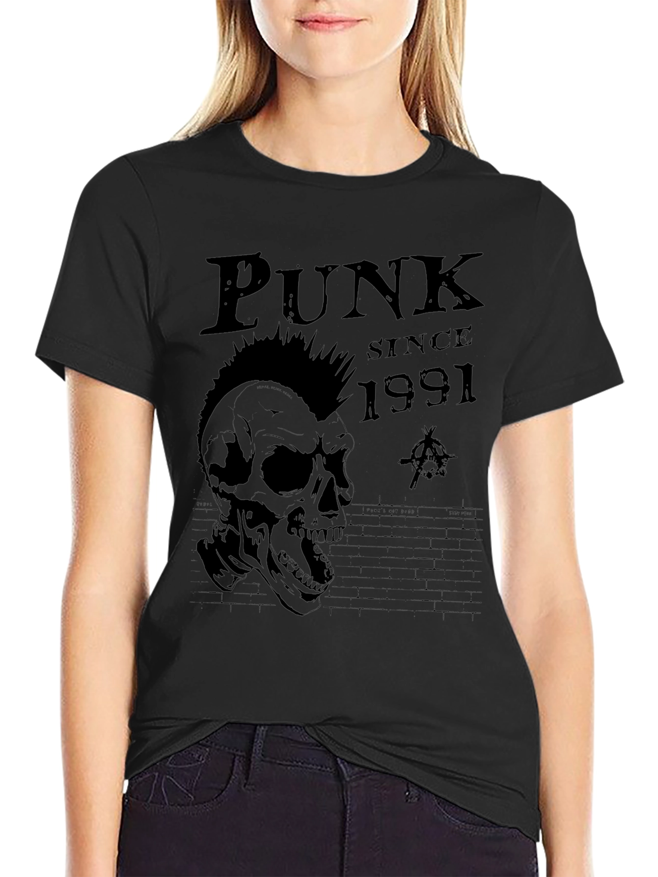 Punk Since 1991 Skull Graphic T-Shirt
