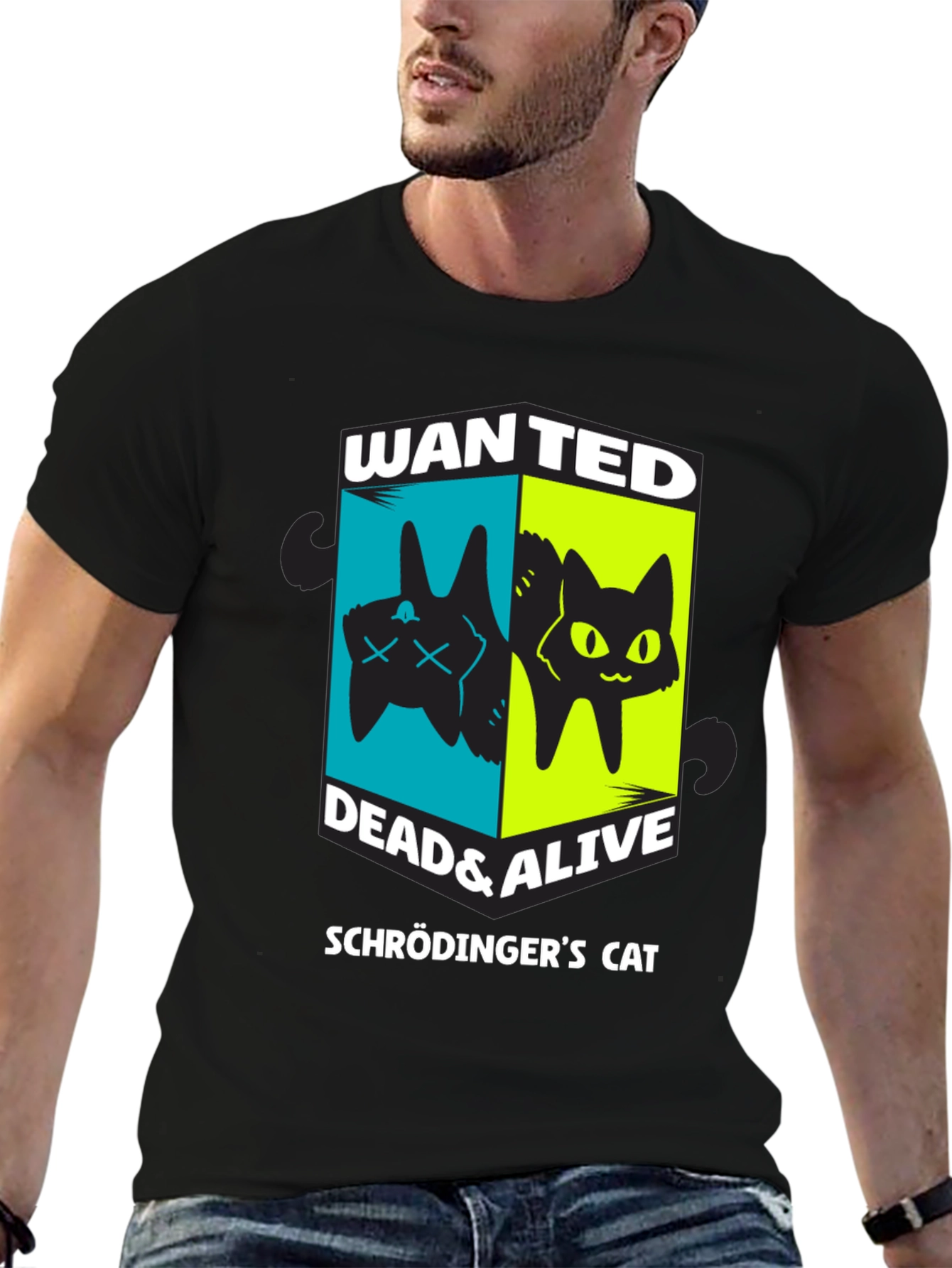 Schrödingers Cat Wanted Dead & Alive T-Shirt