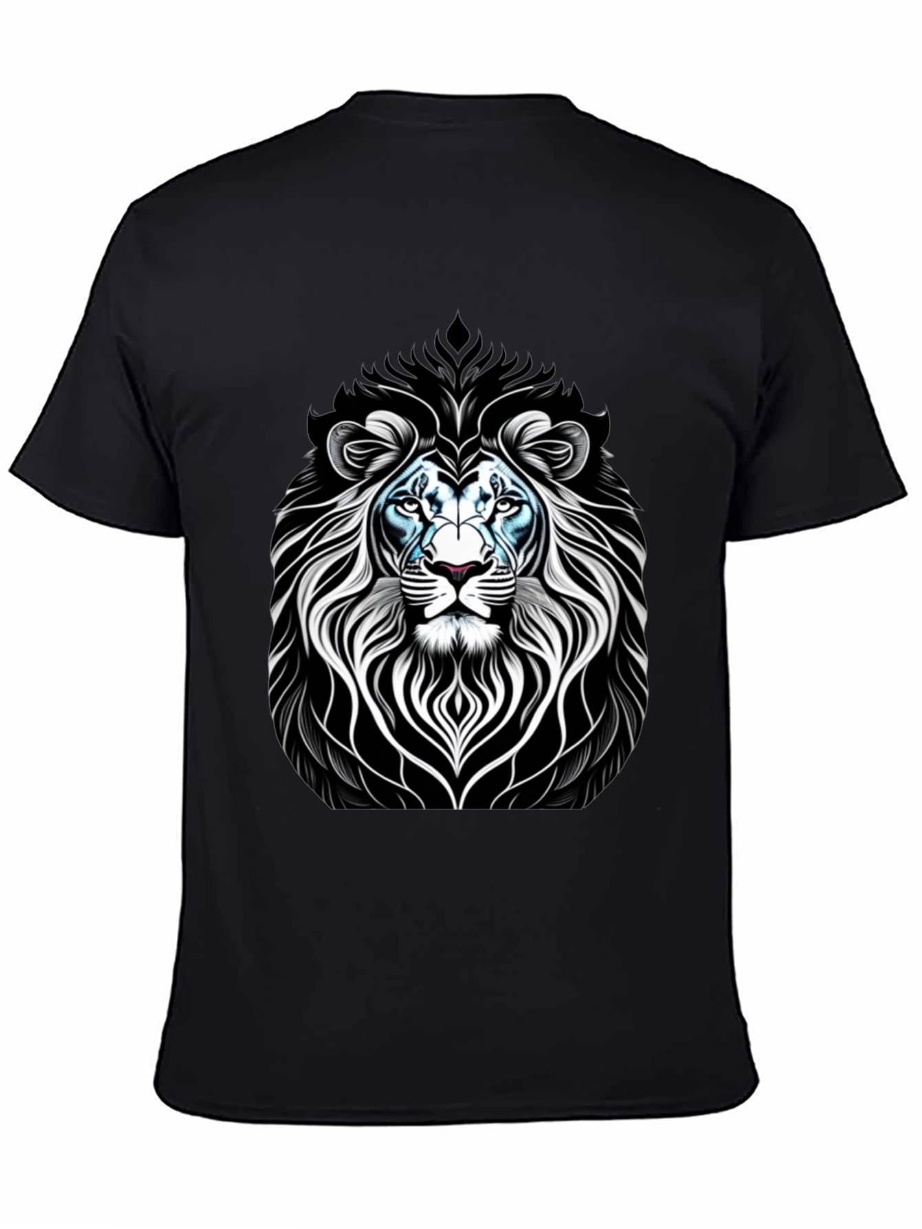 Lion Graphic Black T-Shirt