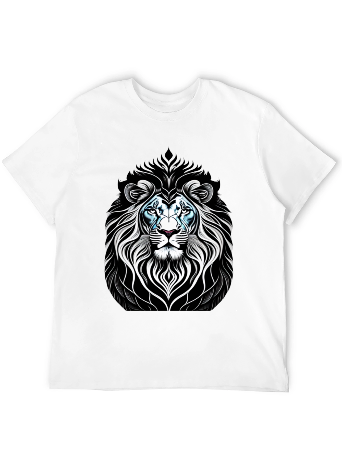 Lion Graphic Black T-Shirt