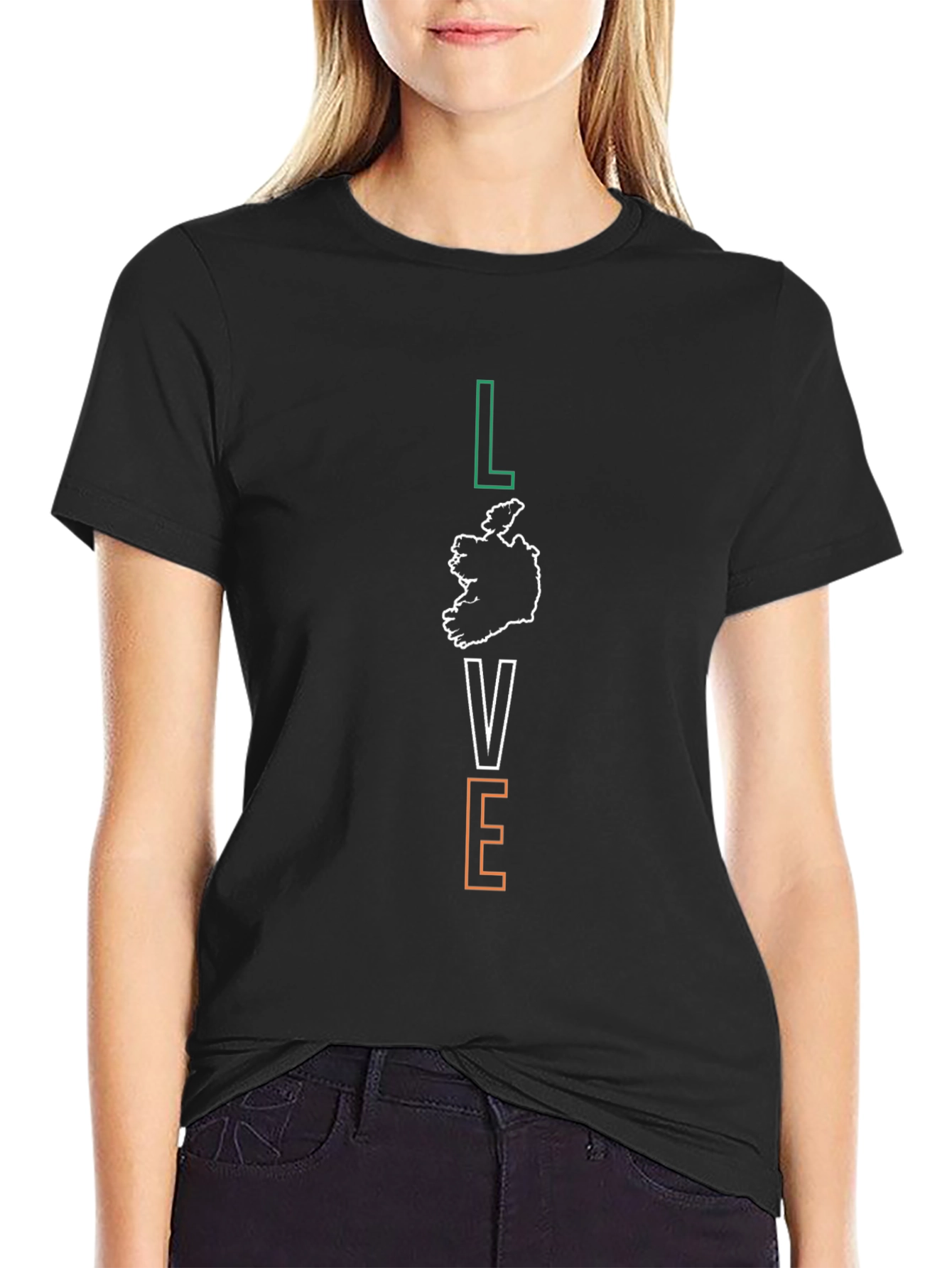 Irish Pride T-Shirt - Love Ireland Map Design
