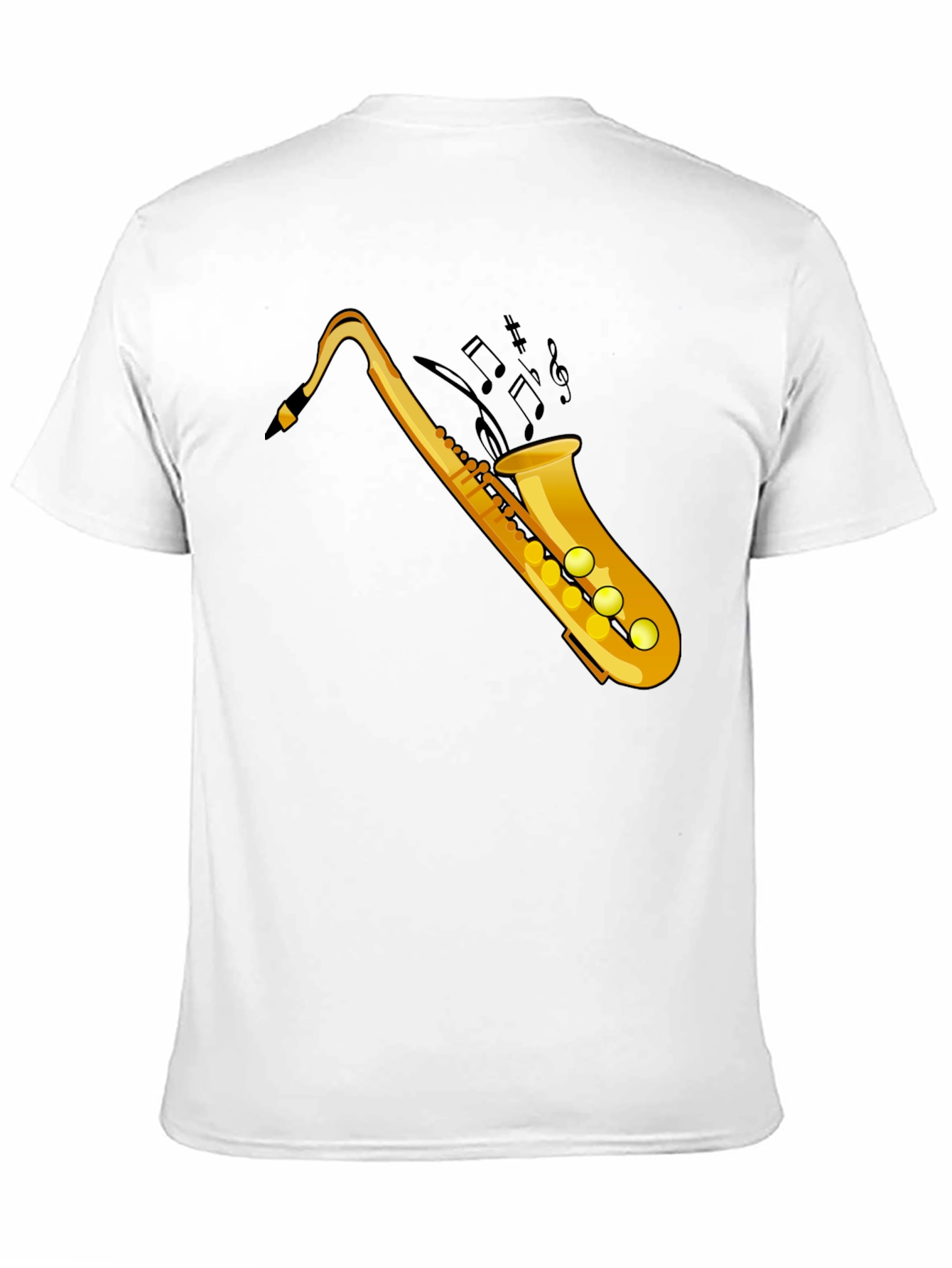 Saxophone Graphic Black Tee