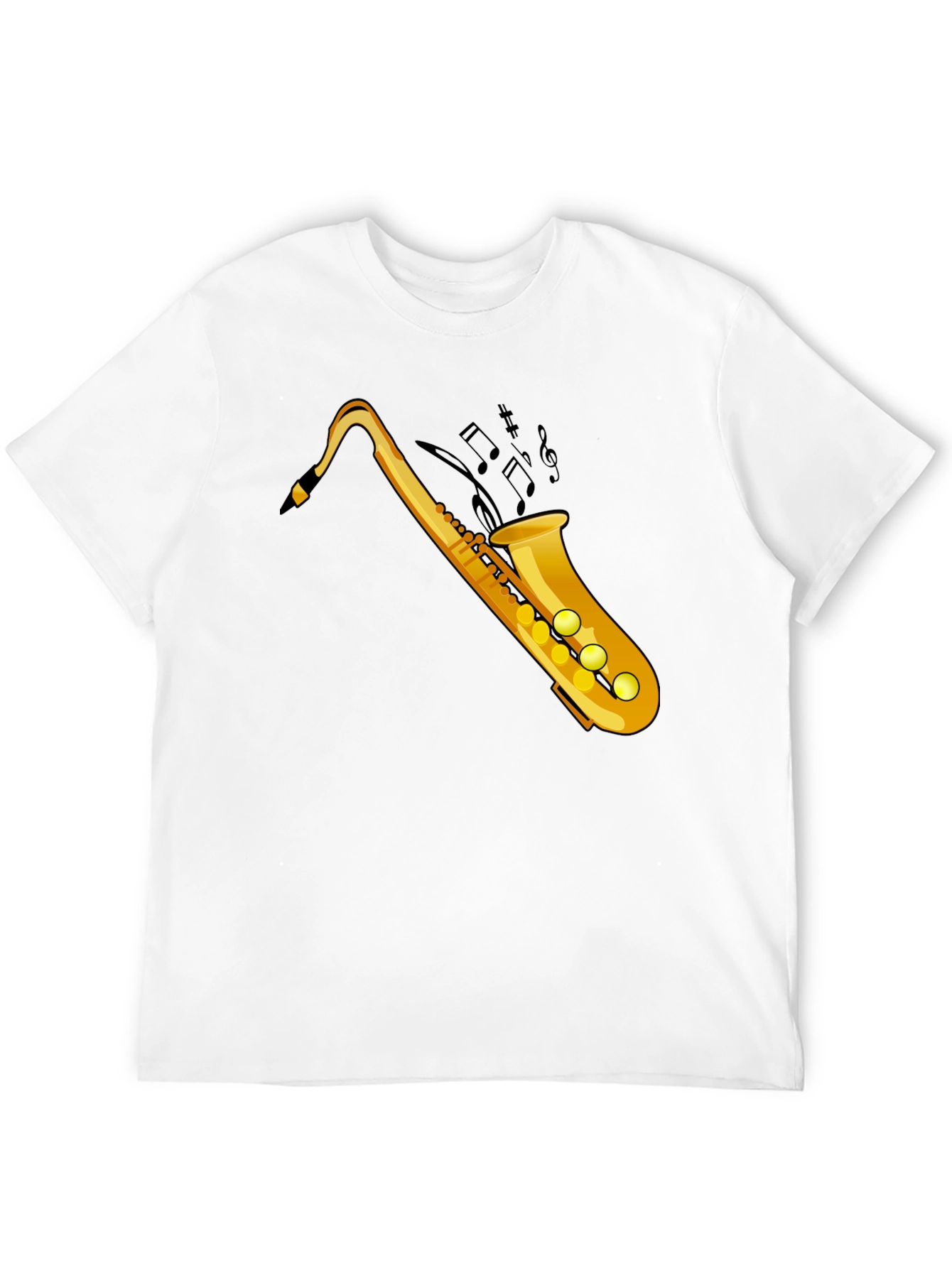 Saxophone Graphic Black Tee