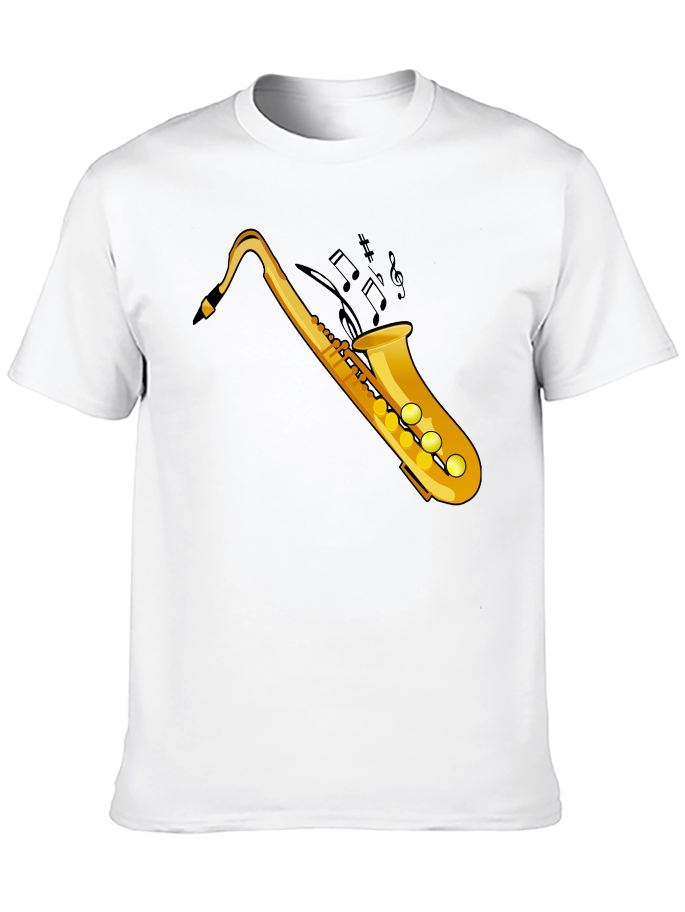 Saxophone Graphic Black Tee