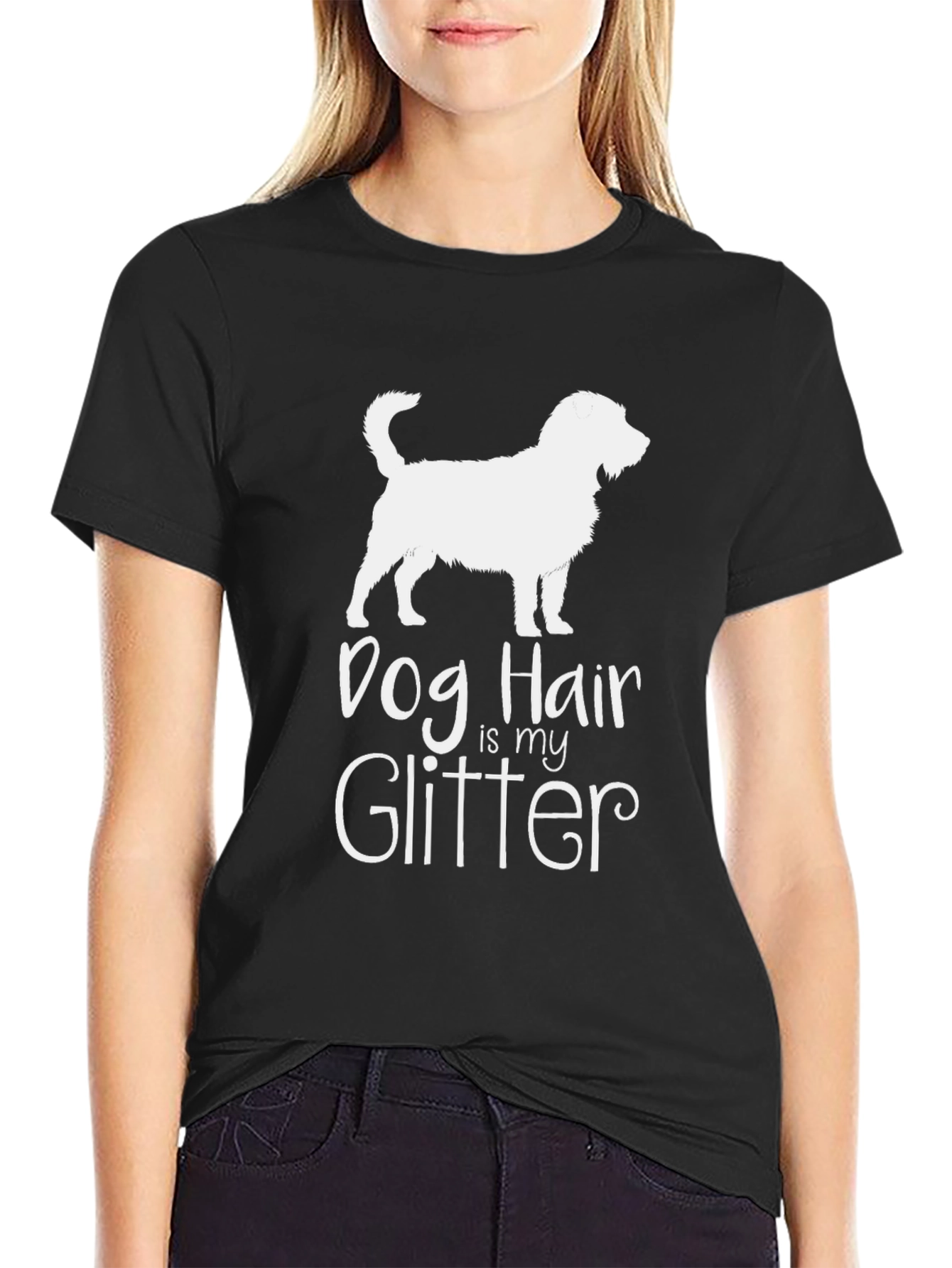Dog Hair Is My Glitter Graphic Tee