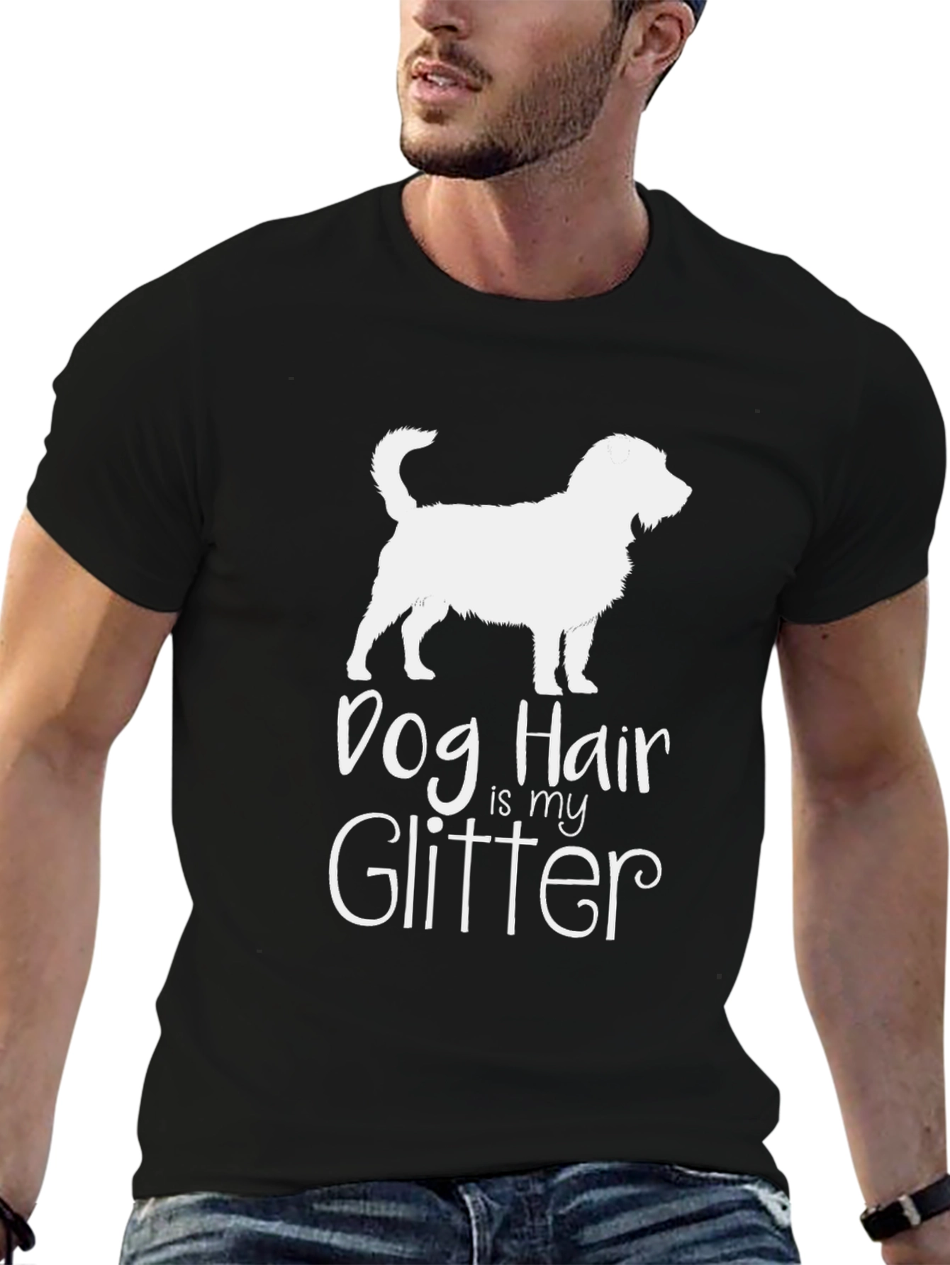 Dog Hair Is My Glitter Graphic Tee