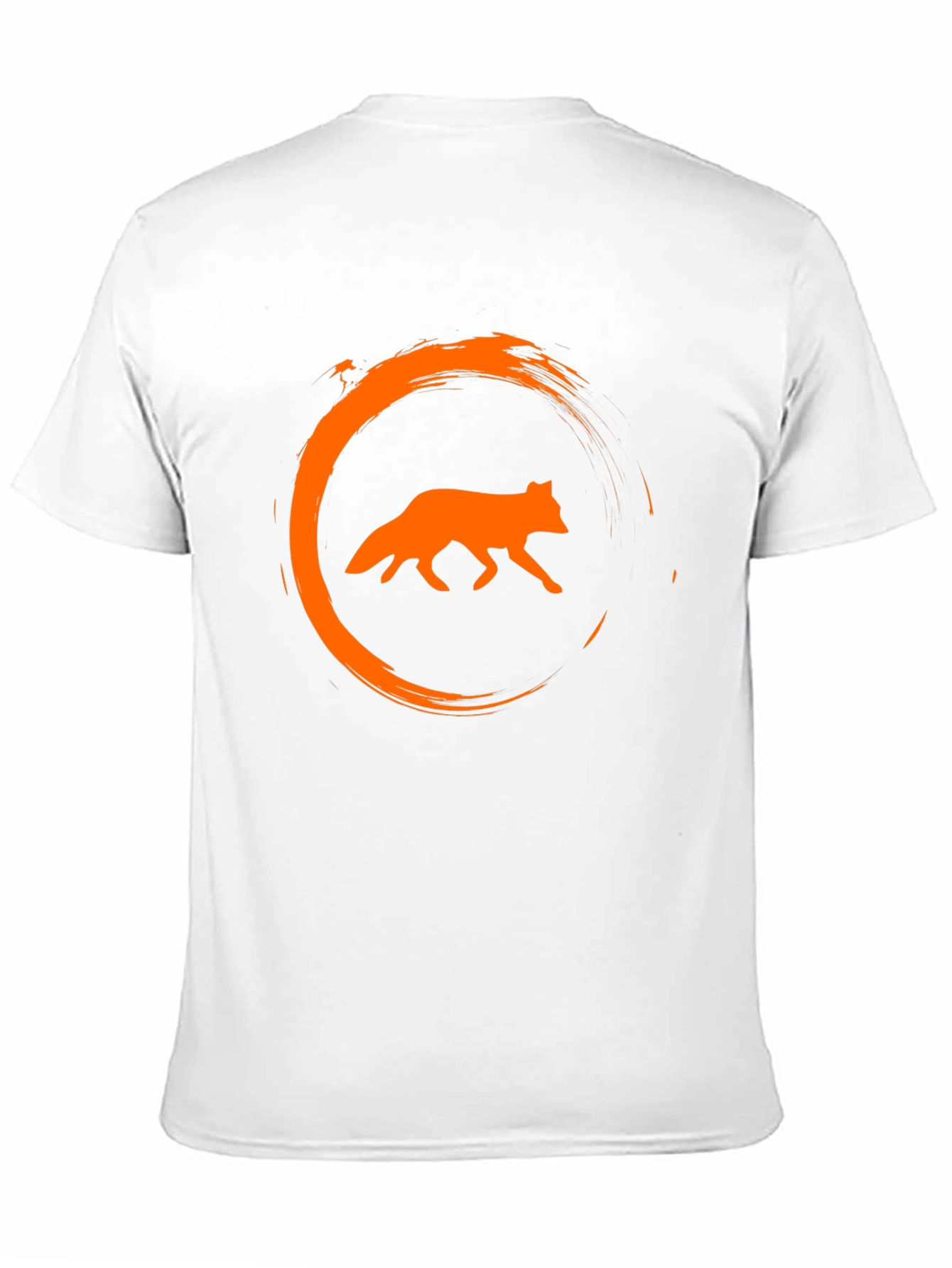Fox Circle Graphic Black T-Shirt