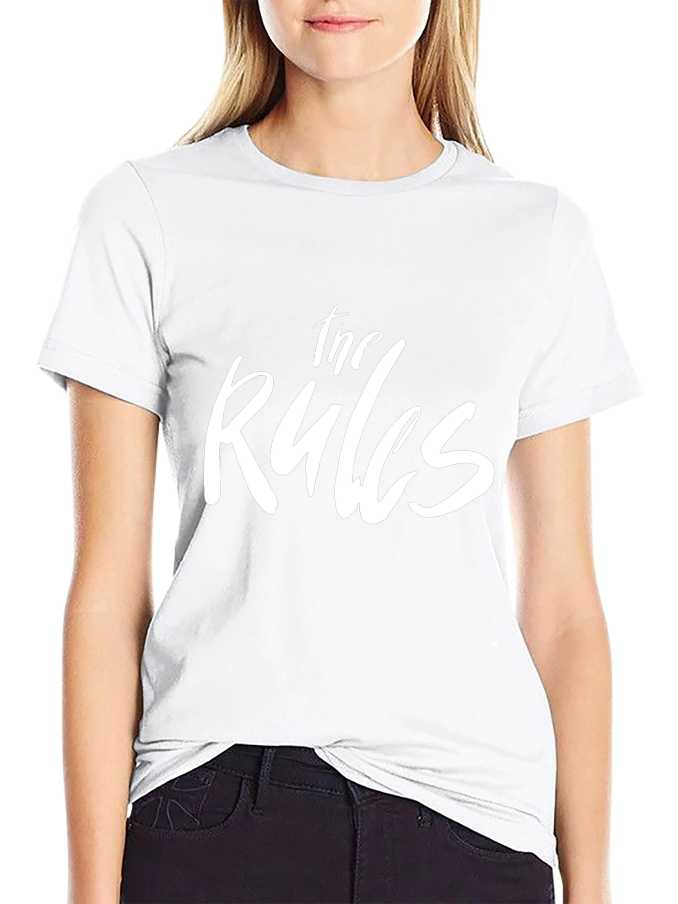 The Rules Graphic T-Shirt - Black Crew Neck Tee
