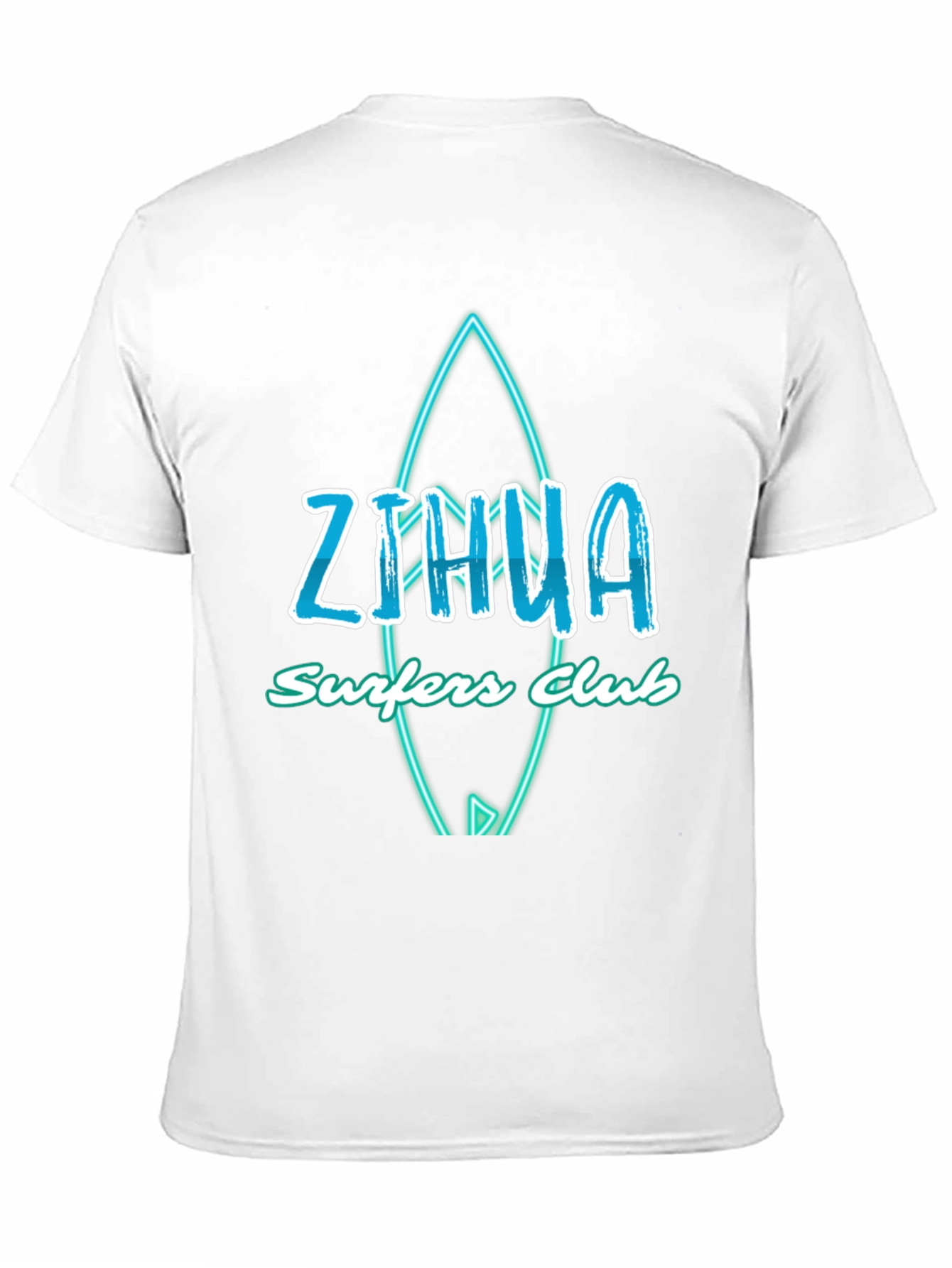 Zihua Surfers Club Graphic Tee - Black Cotton T-Shirt