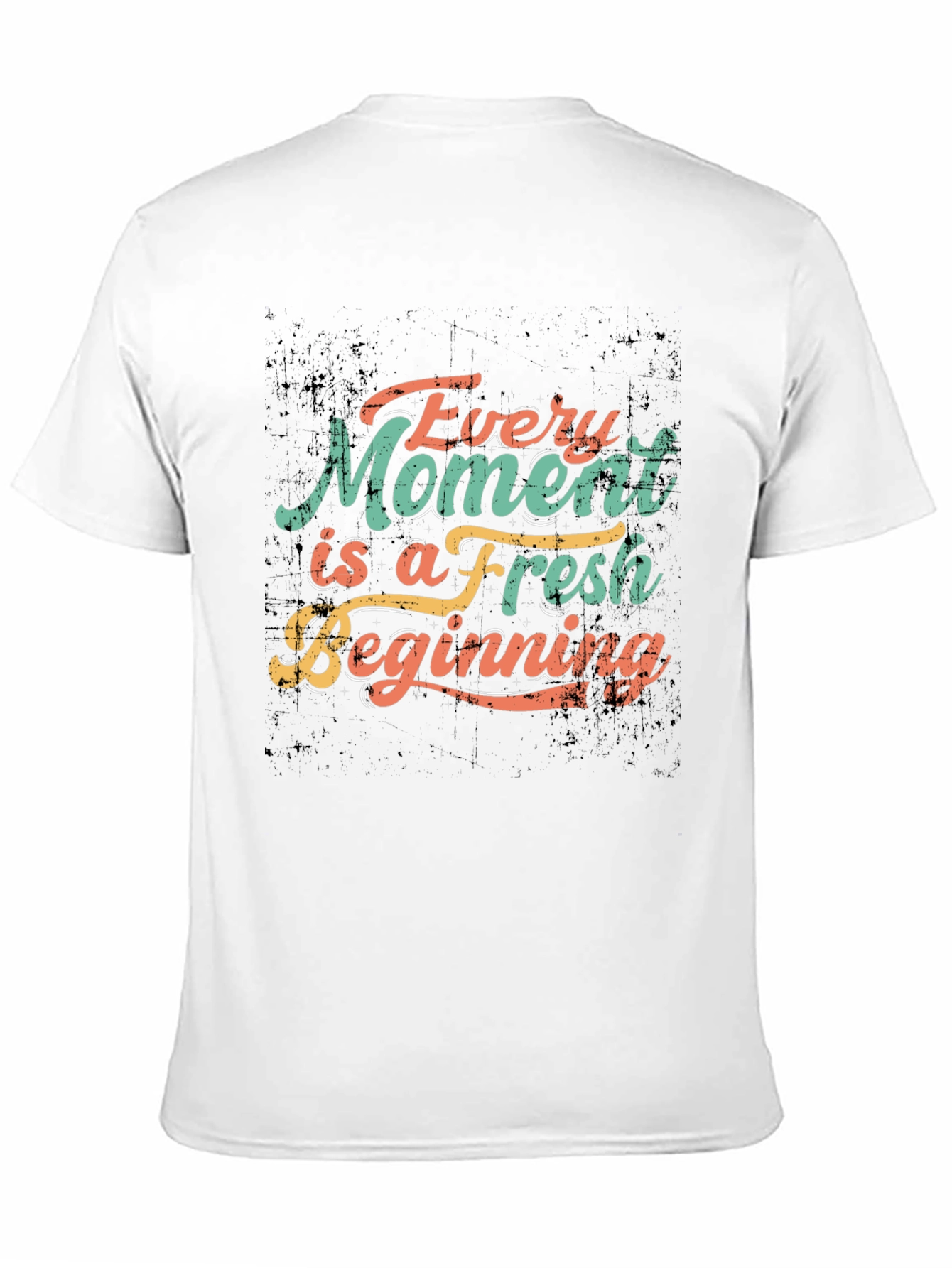 Inspirational Every Moment Fresh Beginning Black T-Shirt