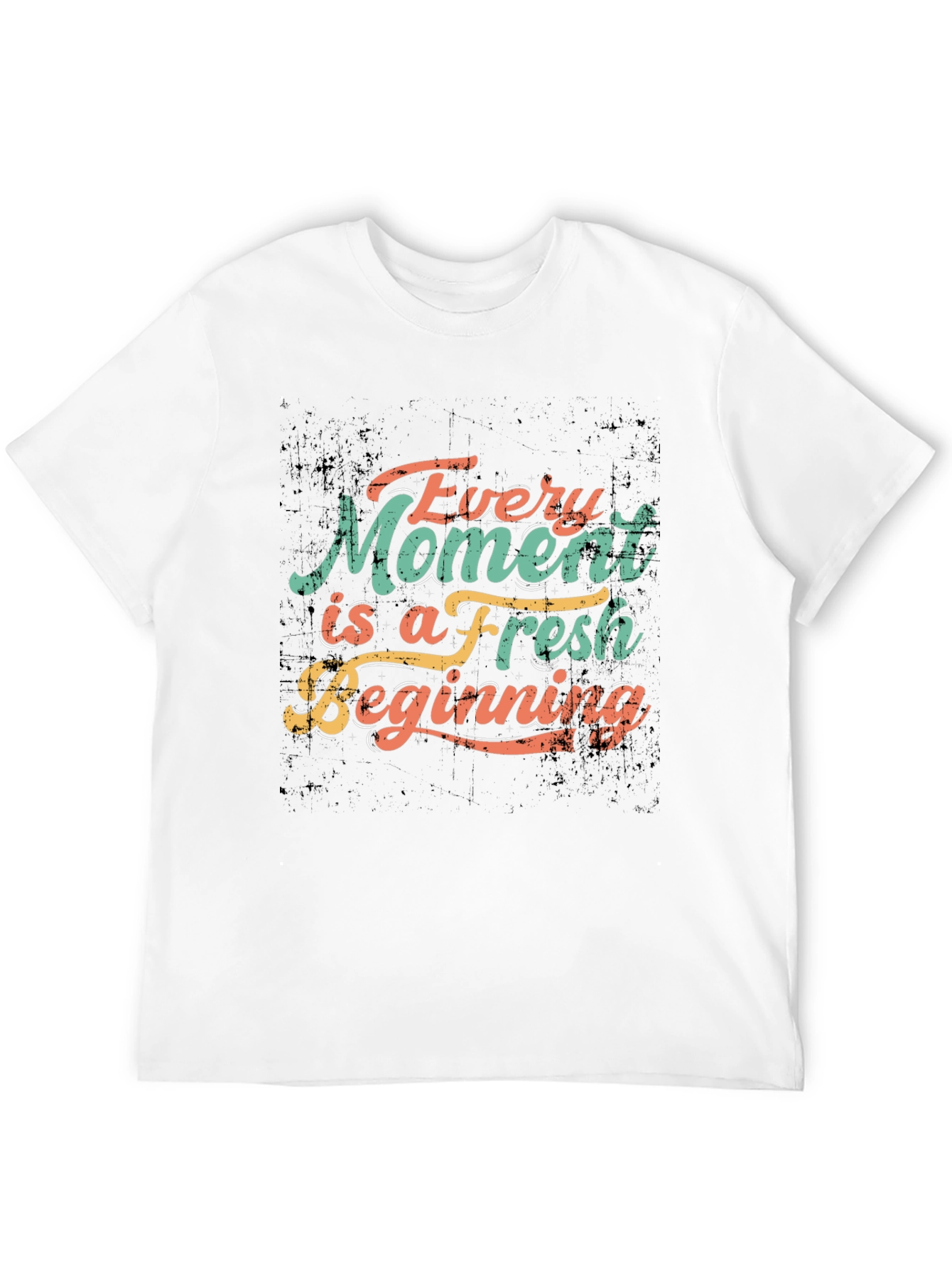 Inspirational Every Moment Fresh Beginning Black T-Shirt