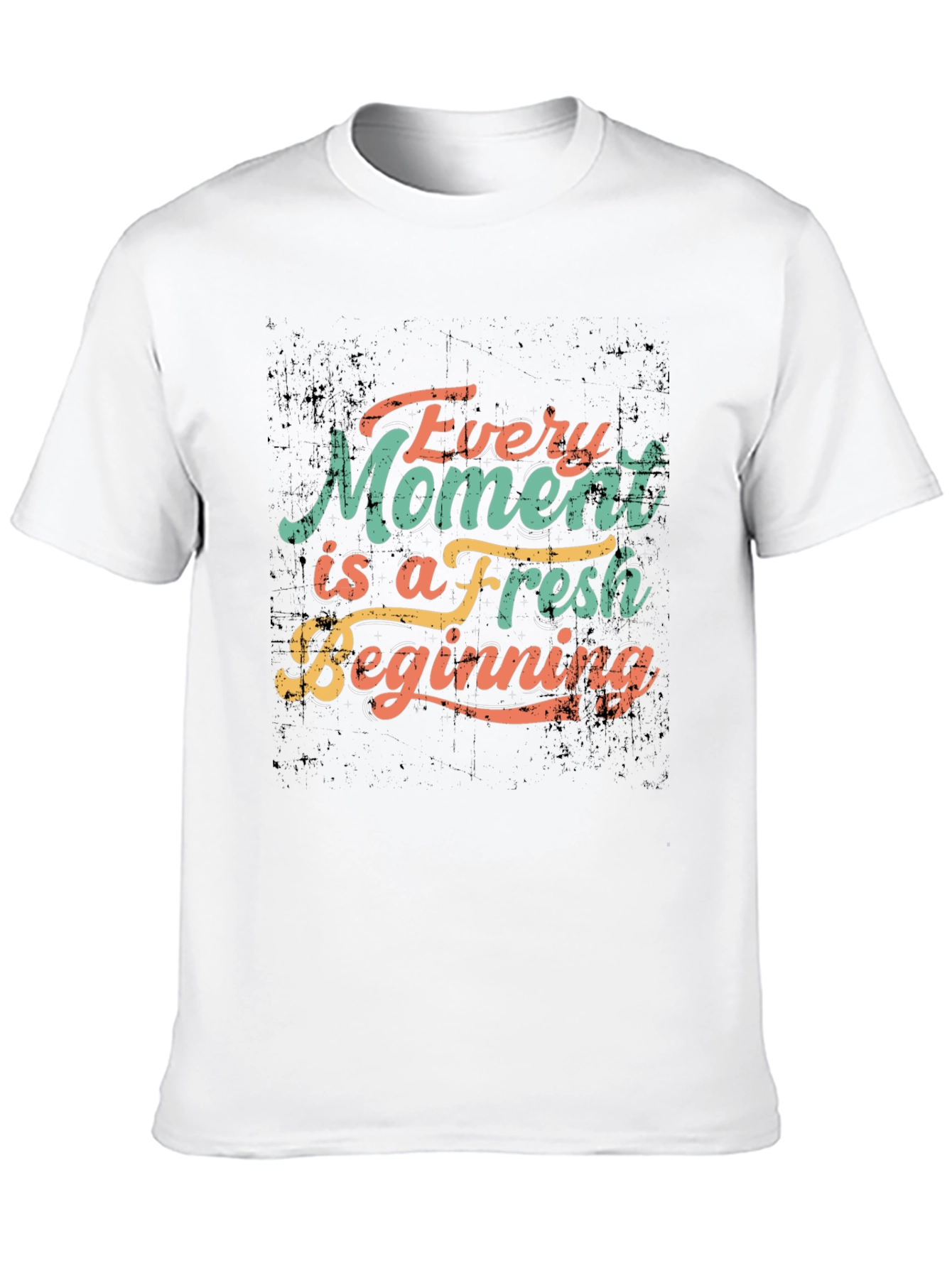 Inspirational Every Moment Fresh Beginning Black T-Shirt