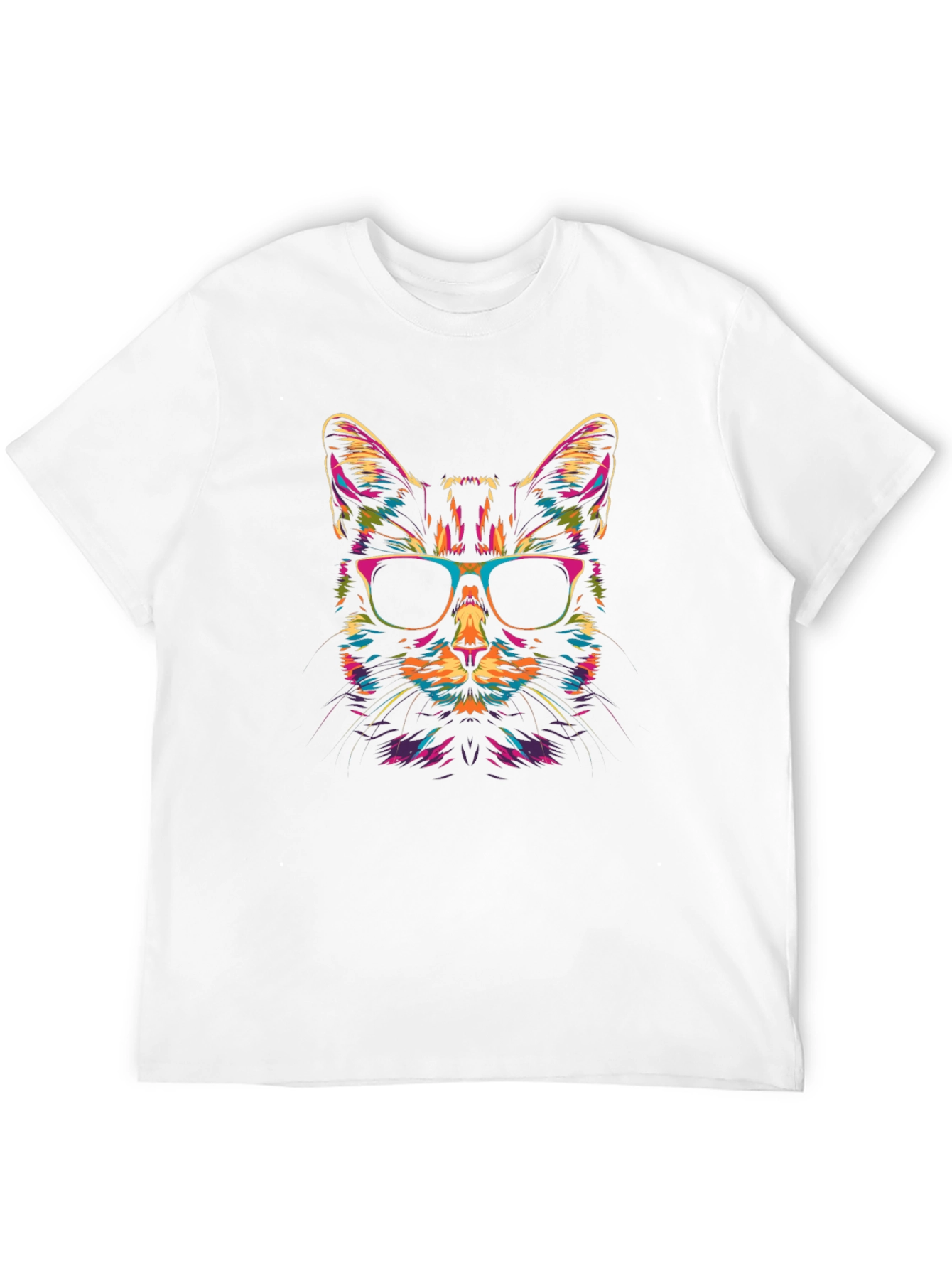 Cool Cat Graphic Tee - Unisex Black T-Shirt