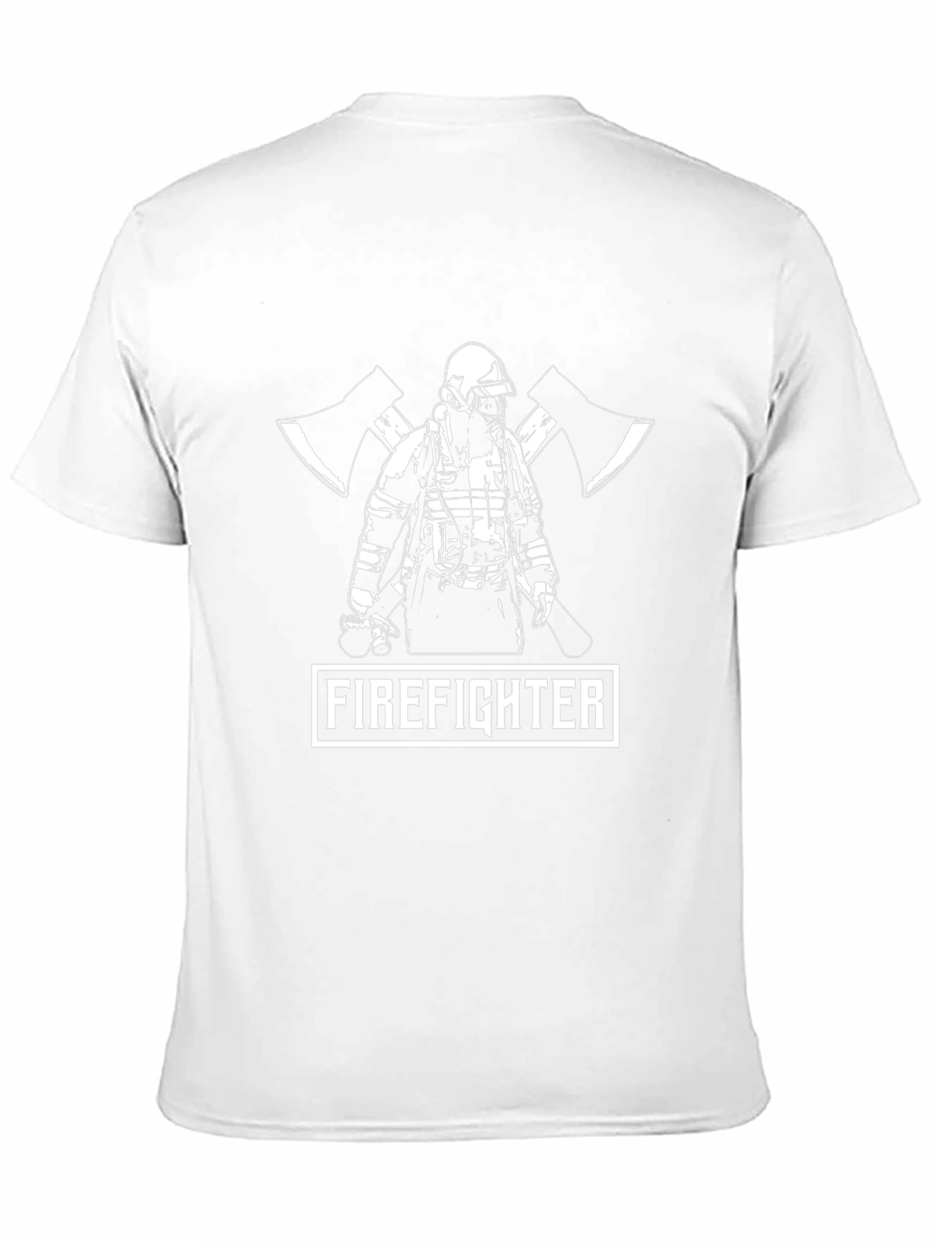 Firefighter Axe T-Shirt - Black