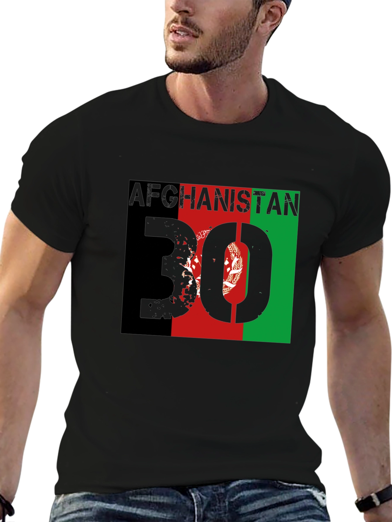 Afghanistan Flag T-Shirt - Patriotic Afghan Pride