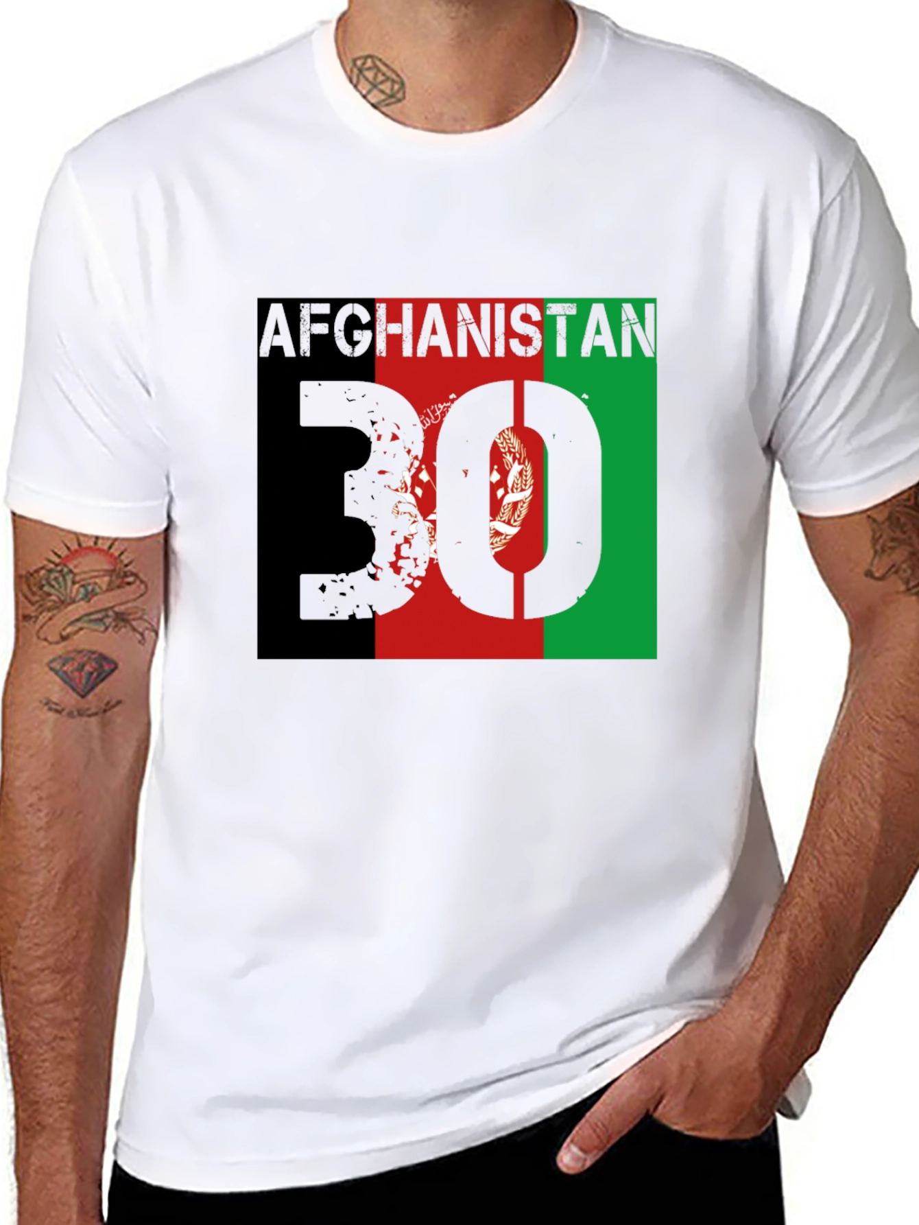 Afghanistan Flag T-Shirt - Patriotic Afghan Pride
