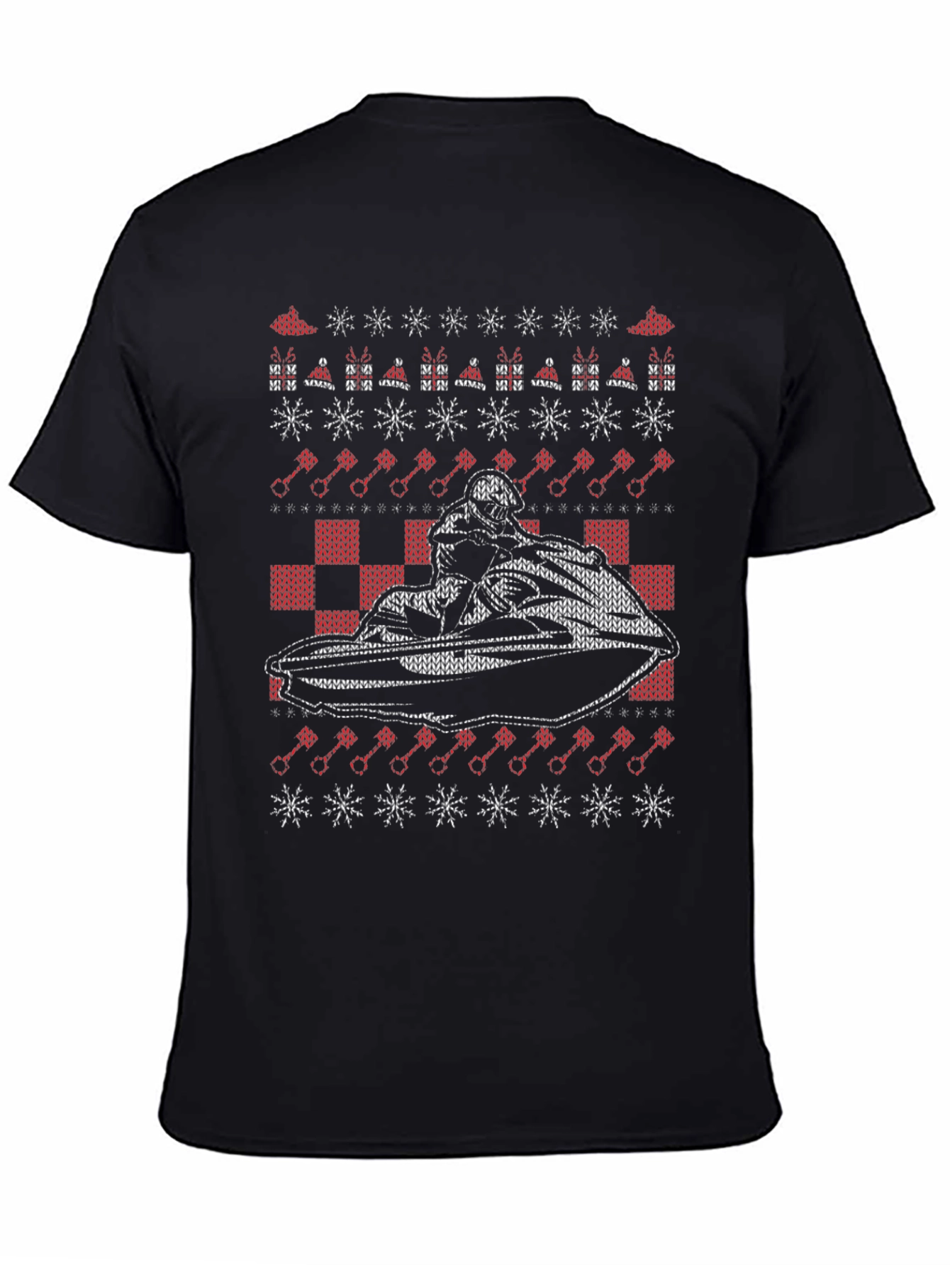 Jet Ski Ugly Christmas Sweater T-Shirt