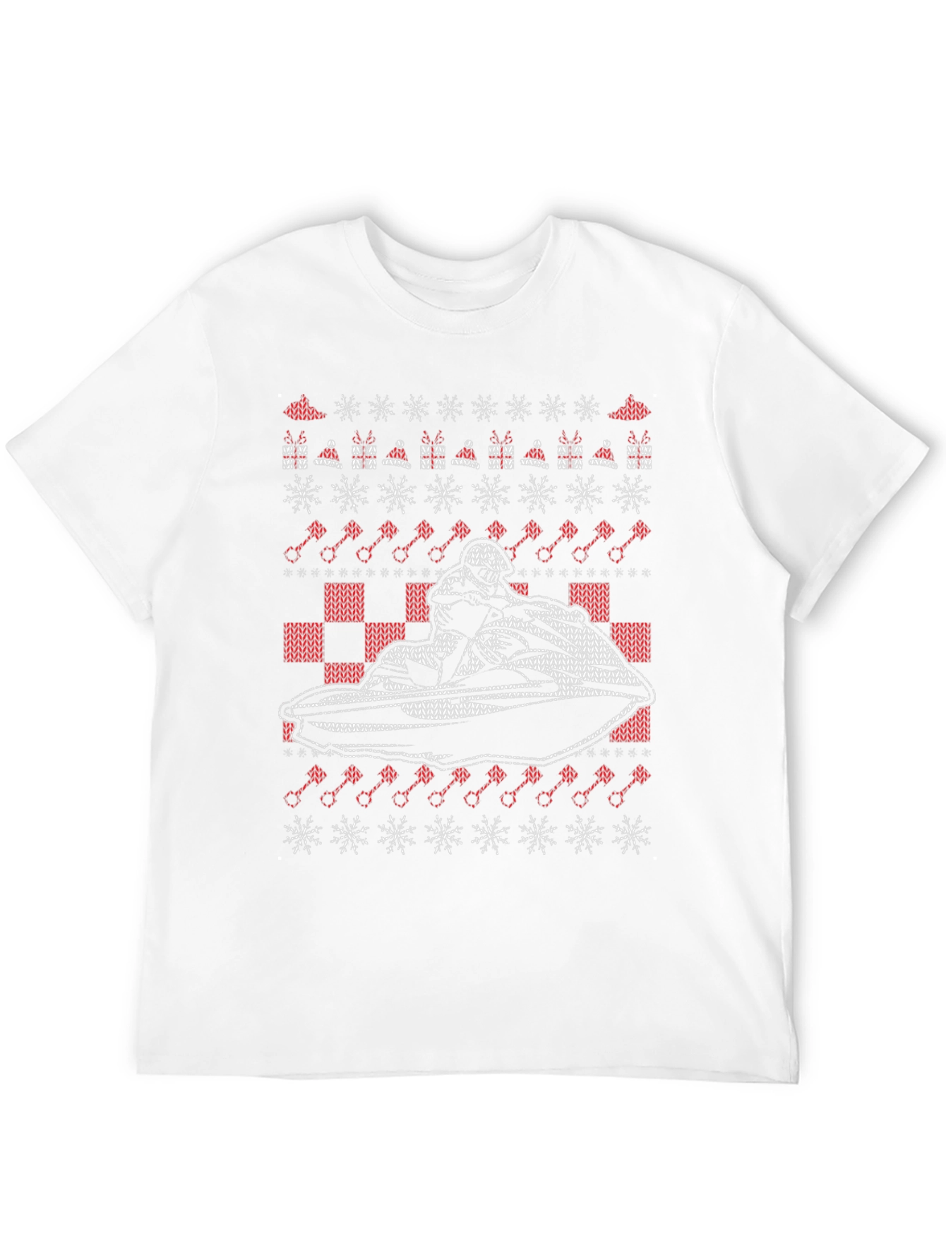 Jet Ski Ugly Christmas Sweater T-Shirt