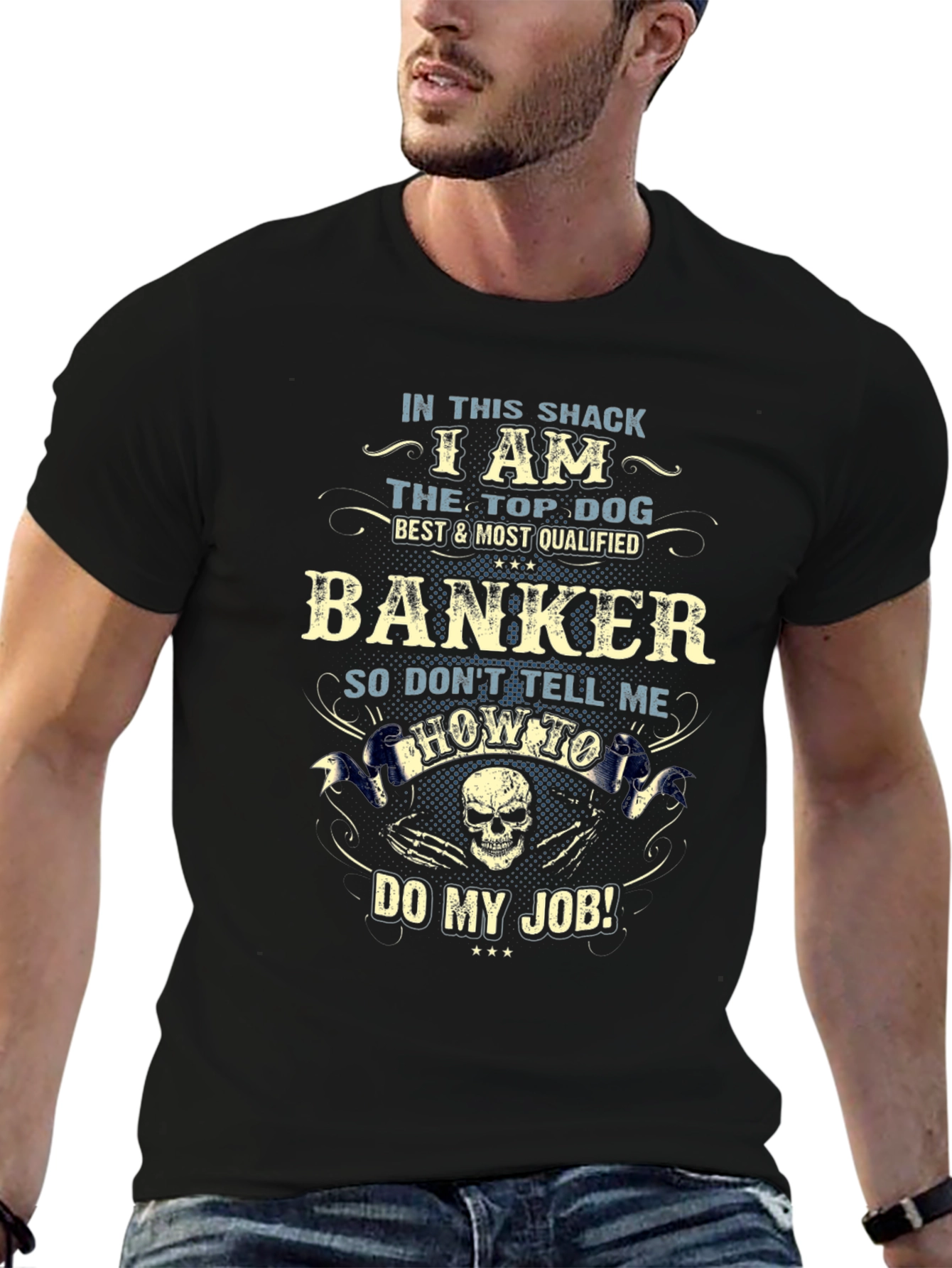 Banker Top Dog Graphic T-Shirt