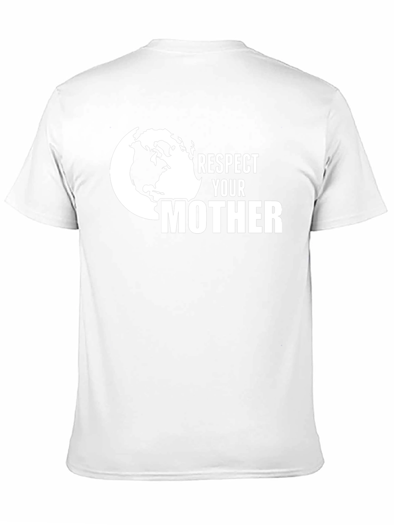Respect Your Mother Earth Black Graphic Tee