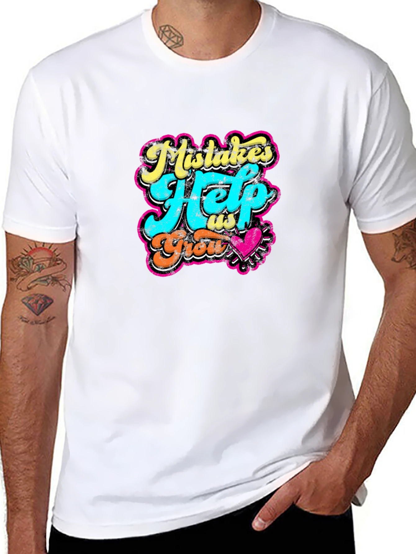 Mistakes Help Us Grow Graphic Tee