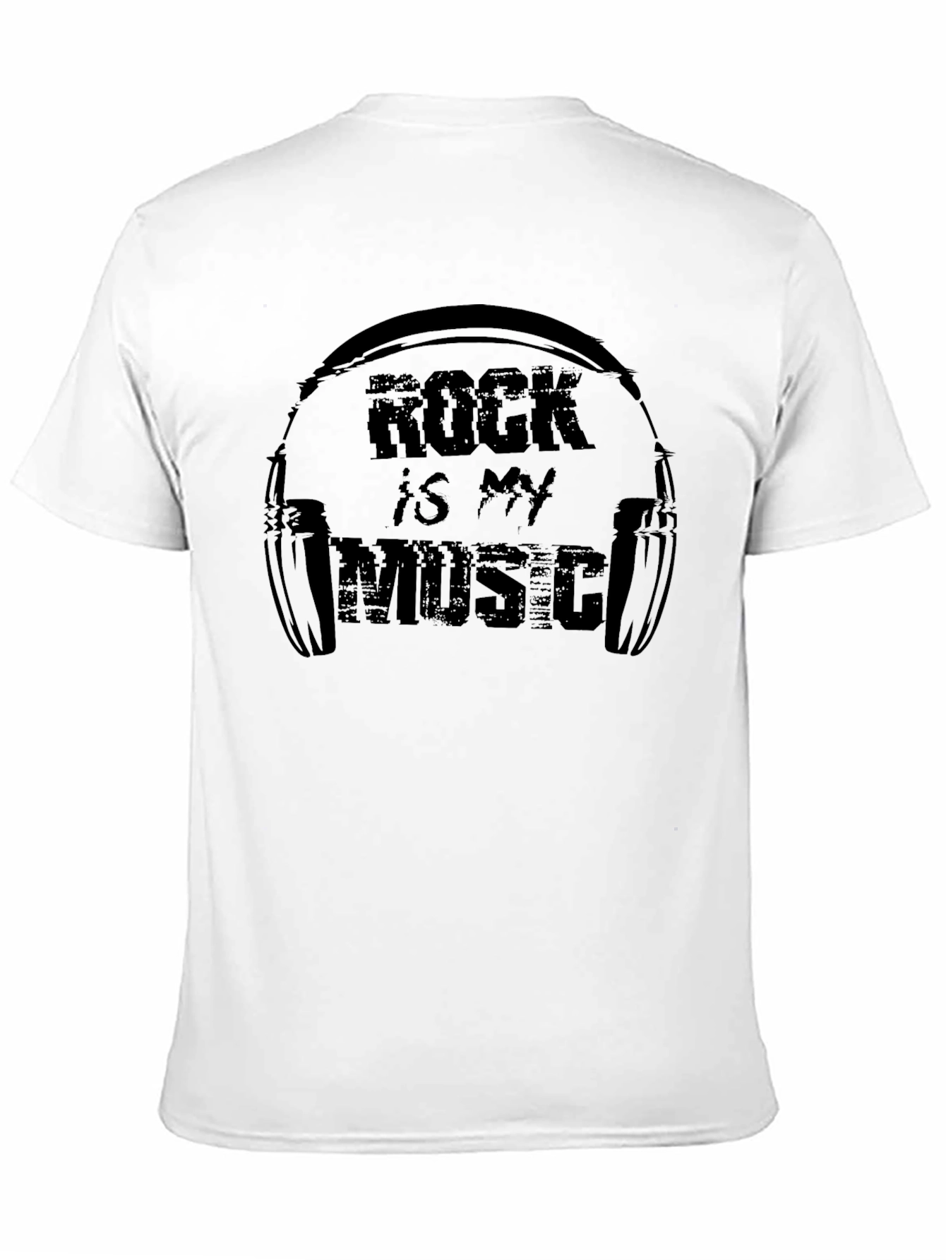 Rock is My Music Graphic Print T-Shirt