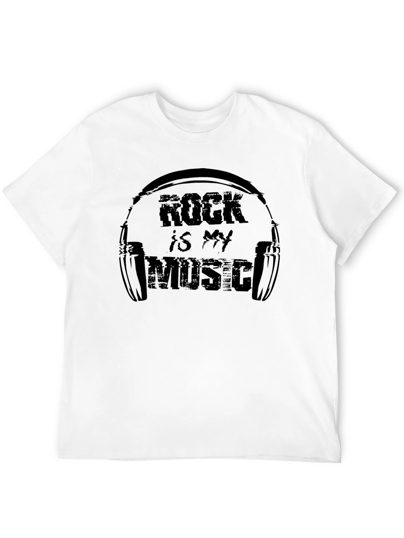 Rock is My Music Graphic Print T-Shirt