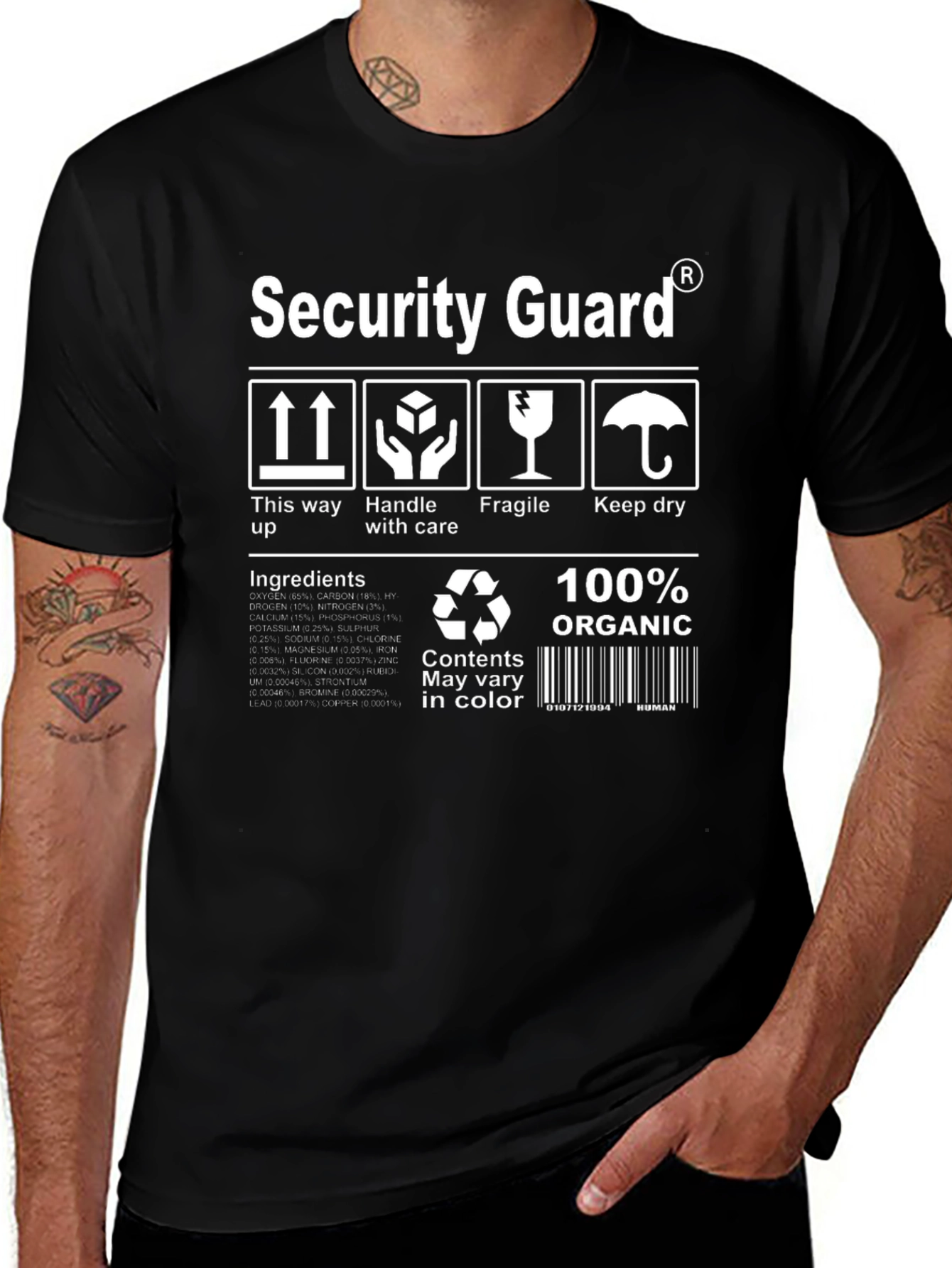 Security Guard Organic Cotton T-Shirt
