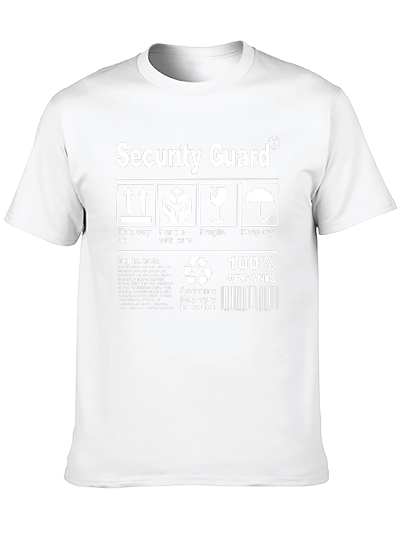 Security Guard Organic Cotton T-Shirt