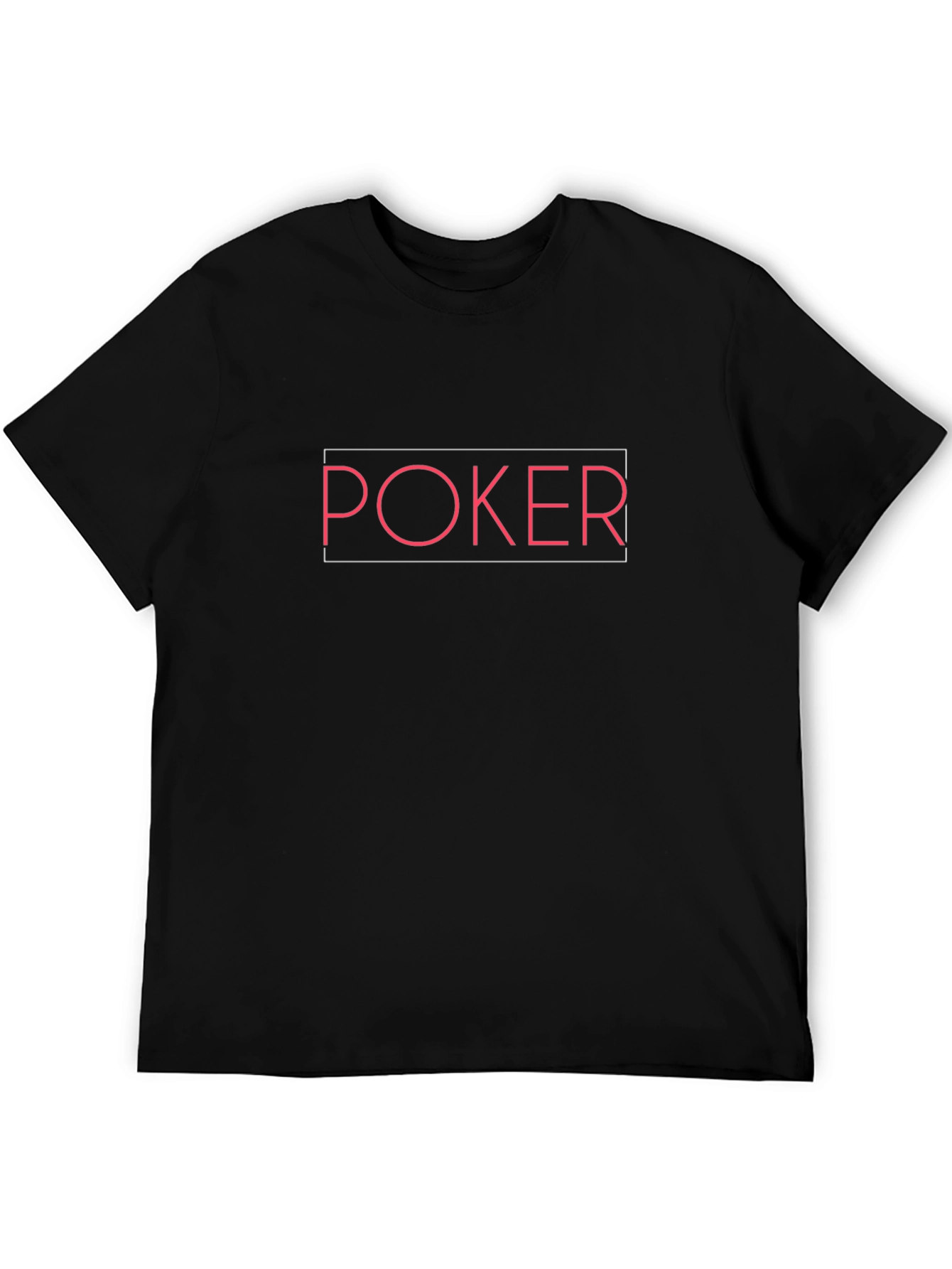 Poker Graphic Tee - Black Cotton