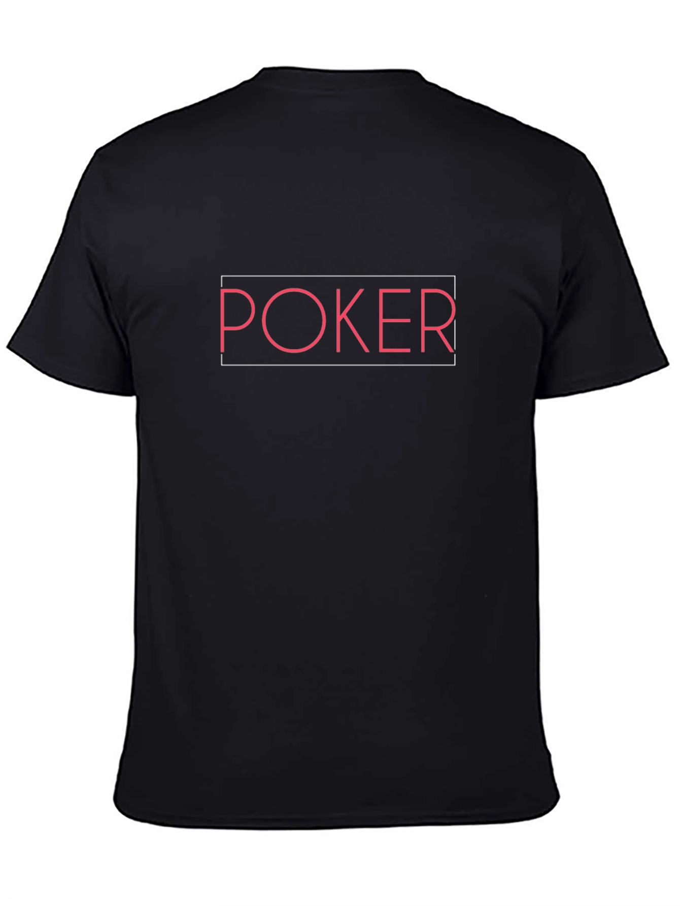 Poker Graphic Tee - Black Cotton