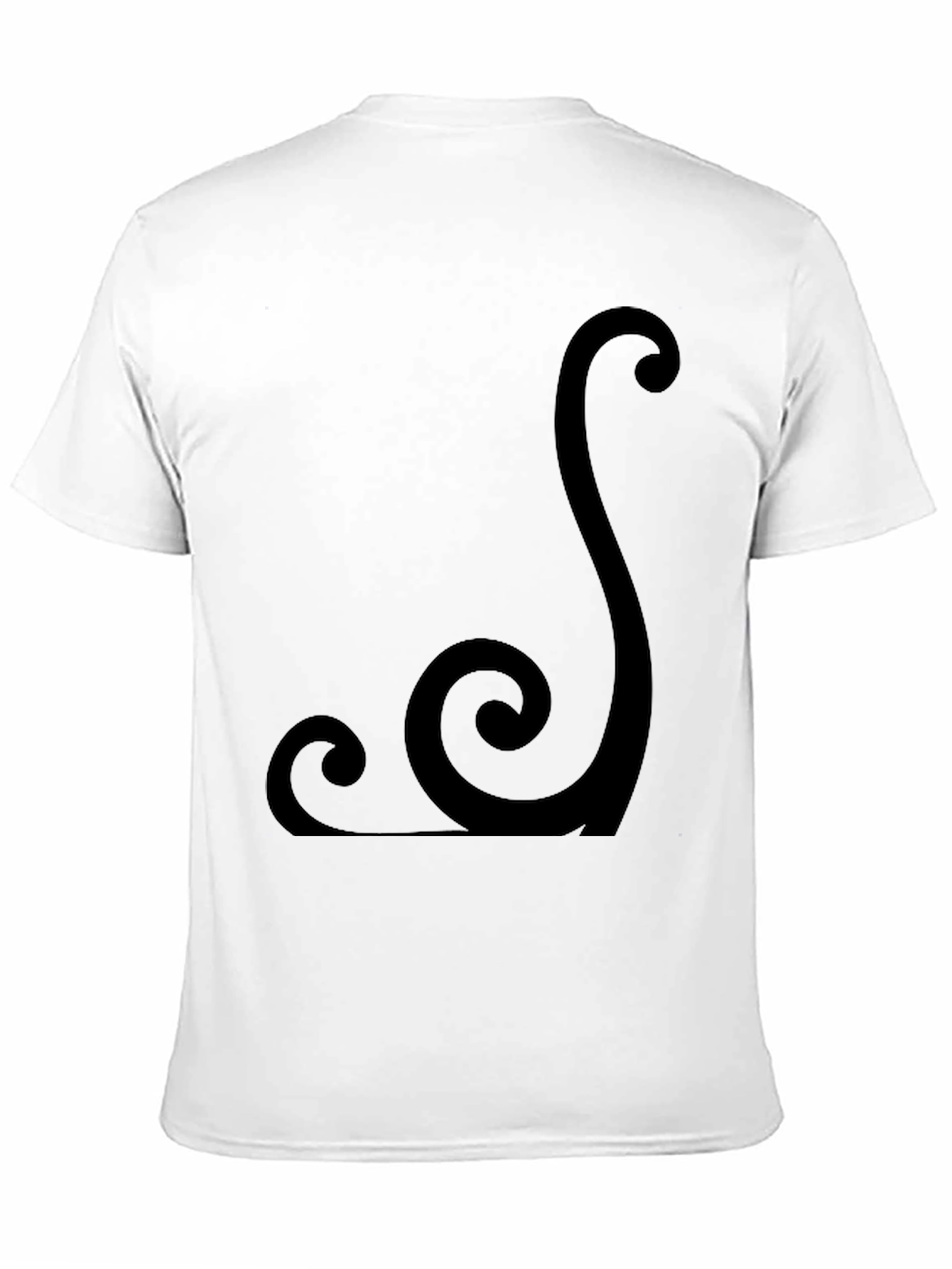 Abstract Design Black T-Shirt