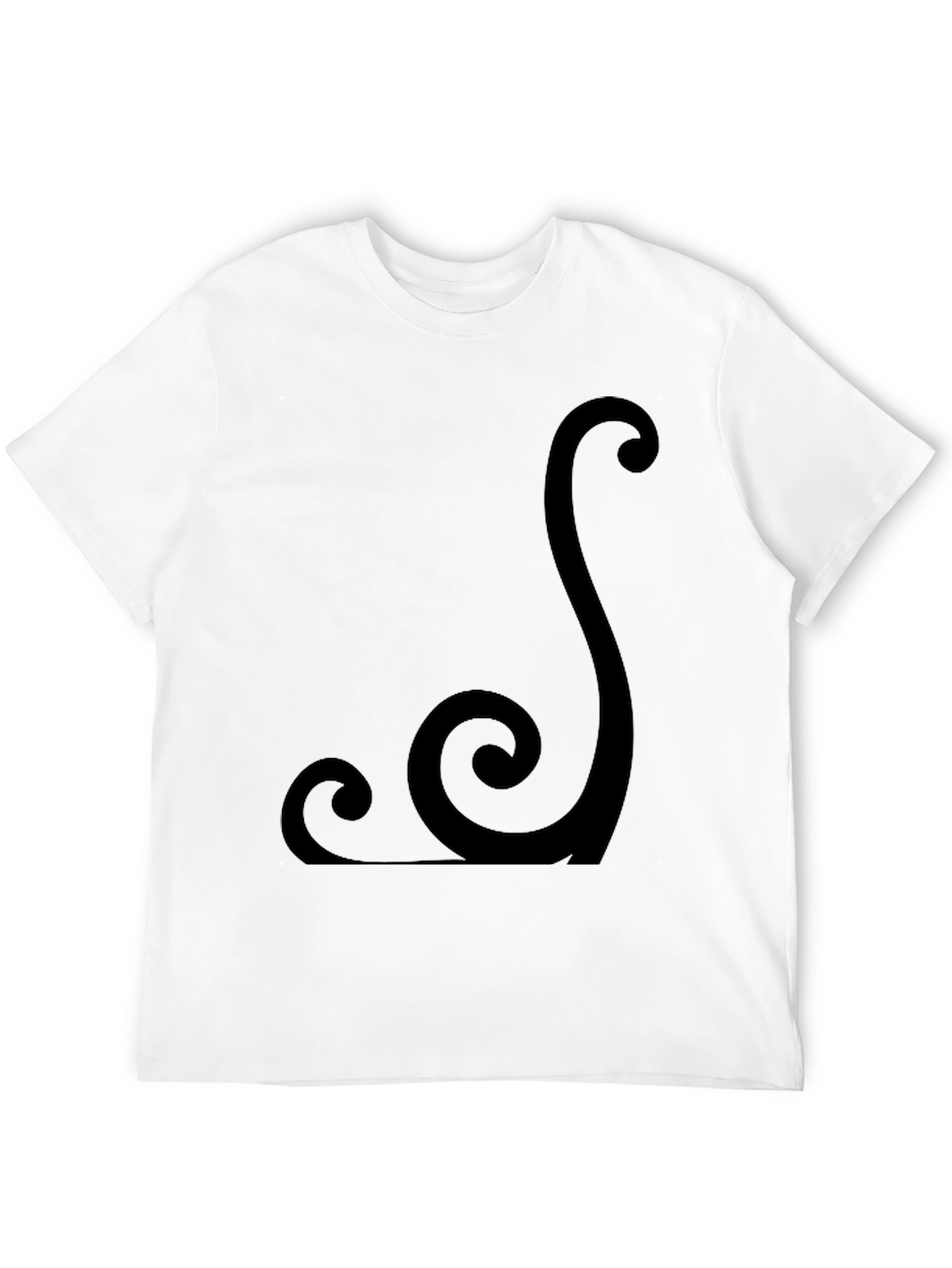 Abstract Design Black T-Shirt