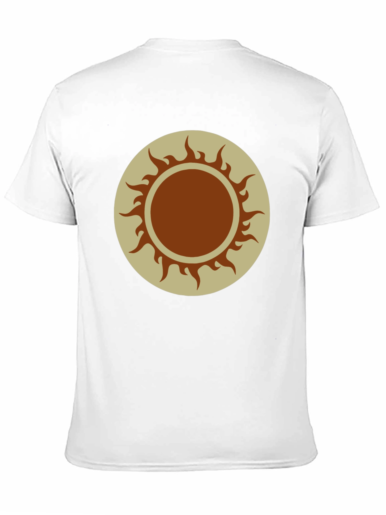 Sun Graphic Tee - Black Cotton Blend